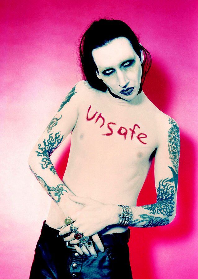 AW18 Vetements ‘Marilyn Manson’ Unsafe Oversized Button Up
