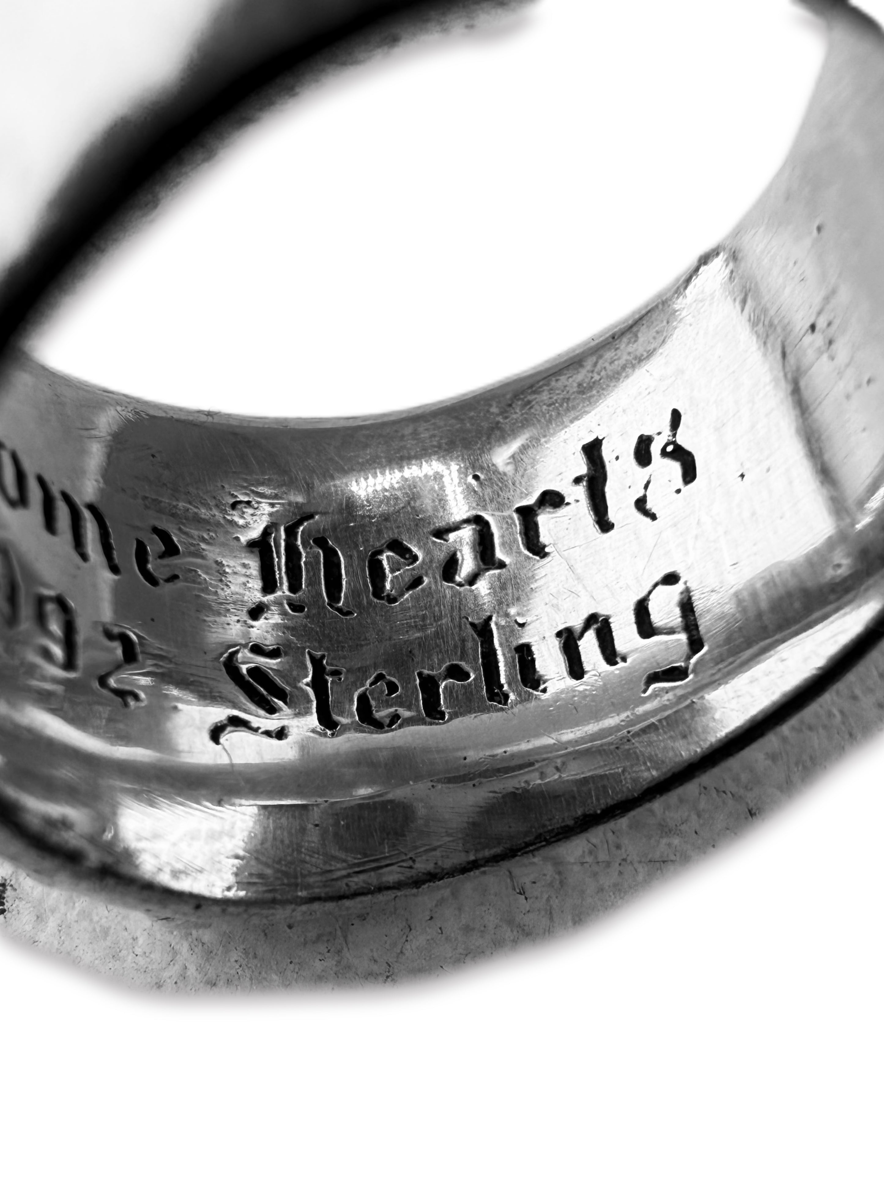 Chrome Hearts Pavè Ruby Factory Set ‘Floral’ .925 Silver Ring