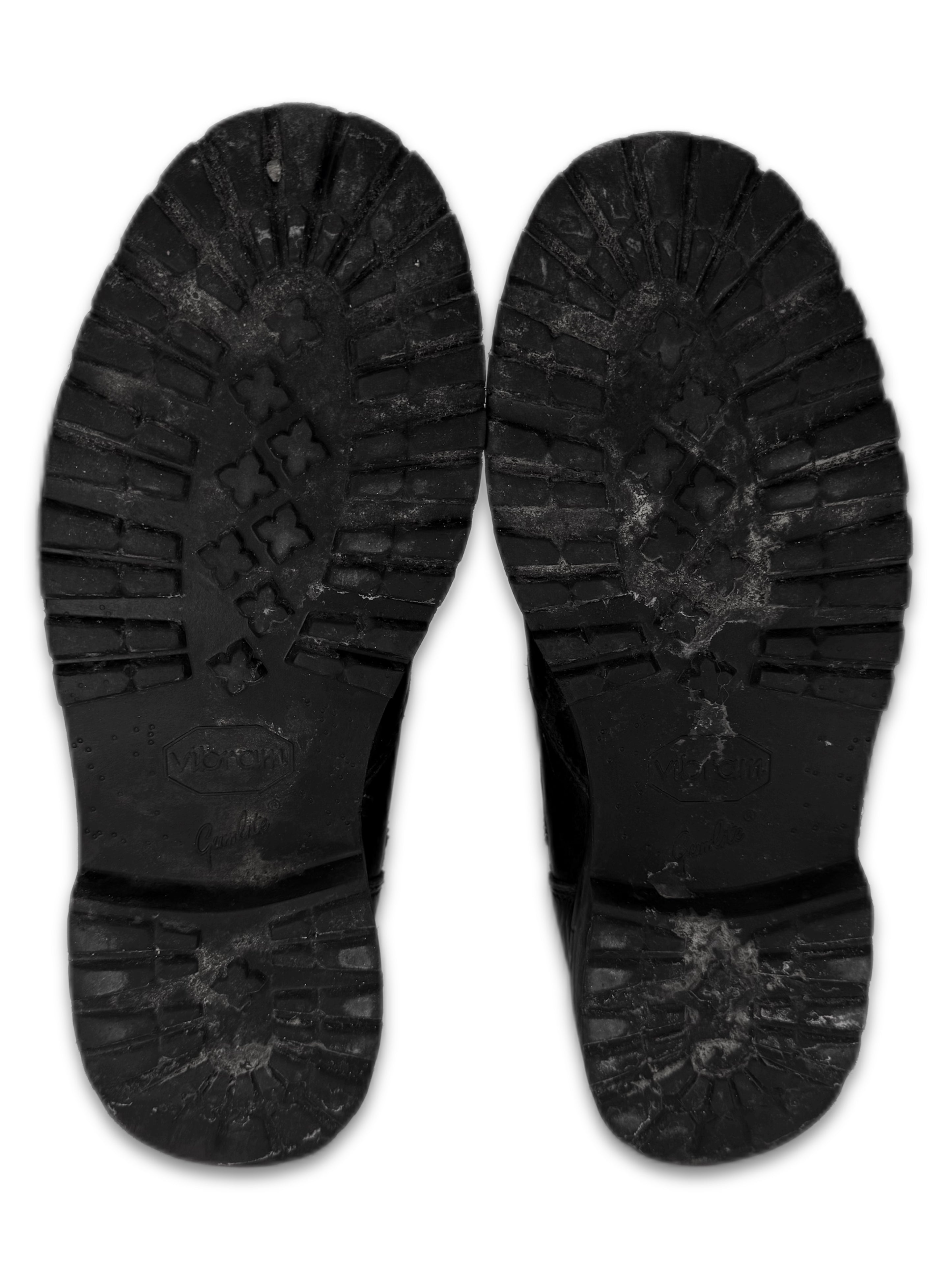 AW06 Raf Simons ‘Accordion’ Multi-zip Black Leather Boots