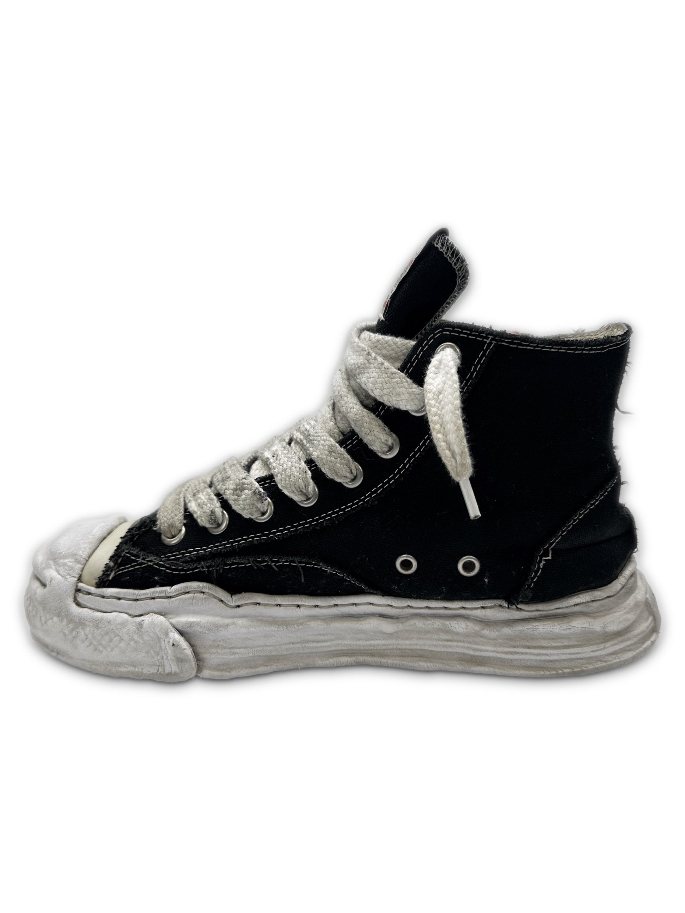 Mihara Yasuhiro Melted Distressed Hi-top Sneakers