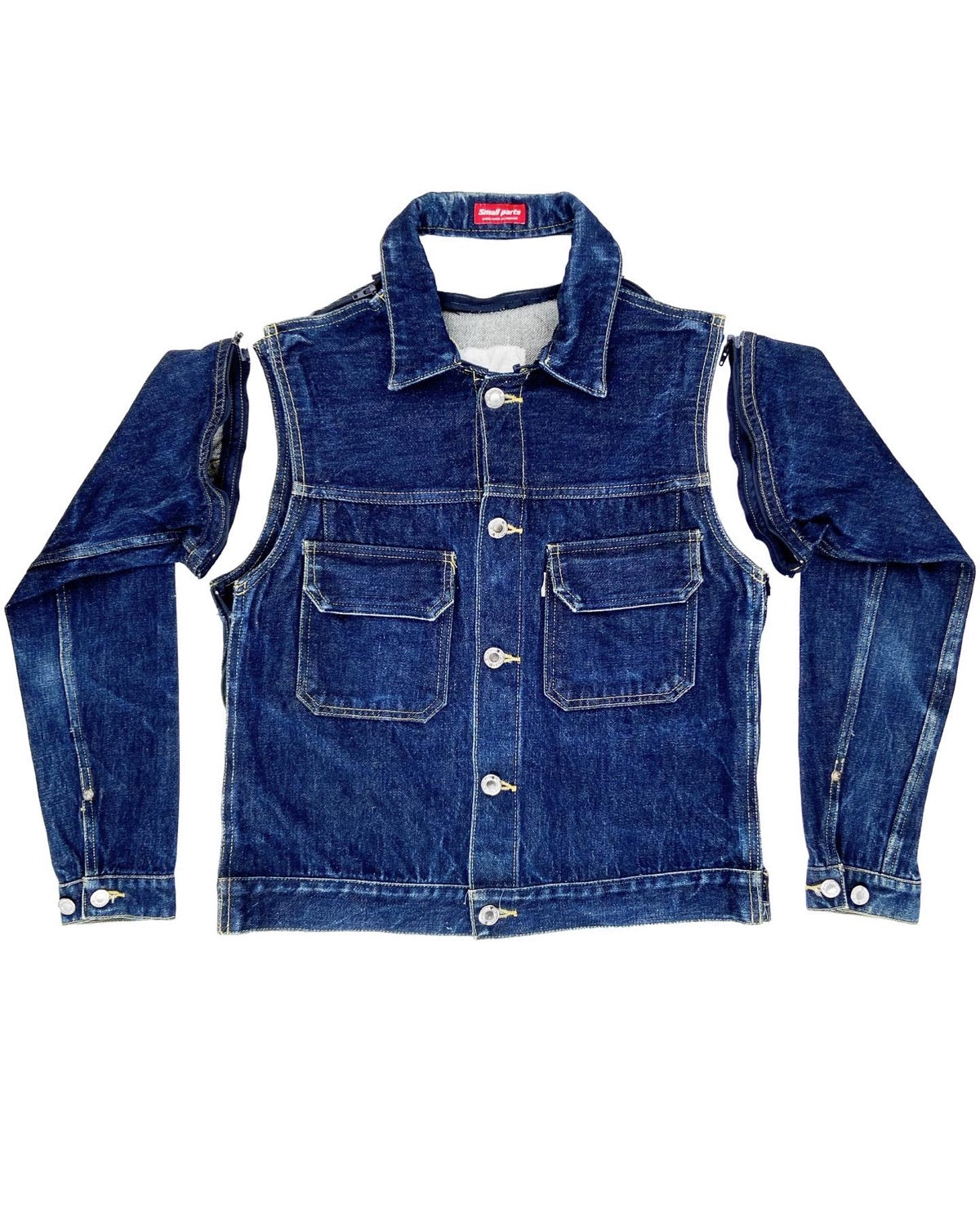 AW99 UNDERCOVER EXCHANGE “SMALL PARTS” DENIM JACKET | ArchiveThreads