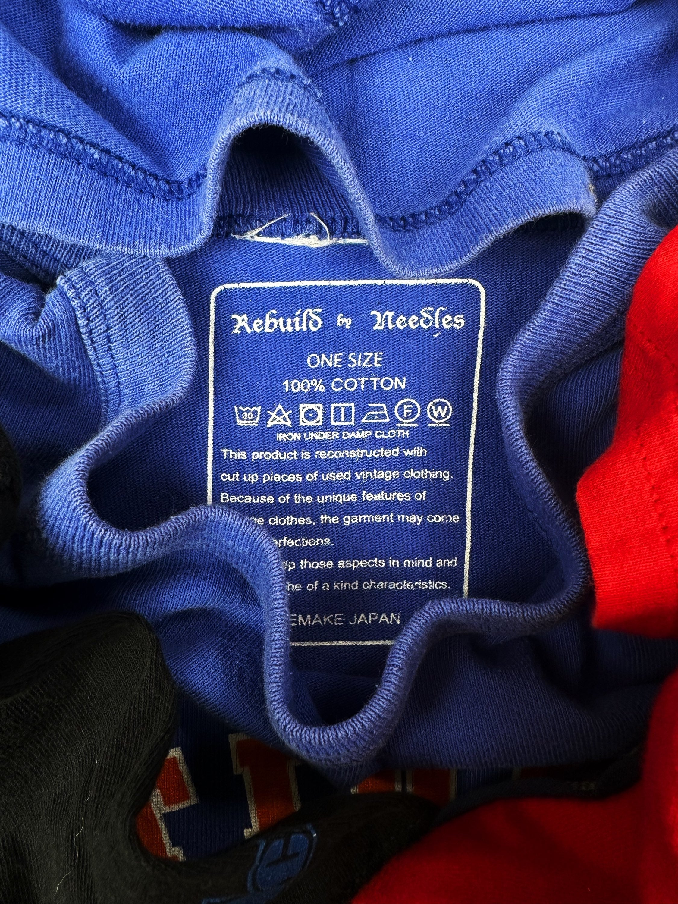 Needles x Champion Reconstructed Collegiate Logo T-Shirt