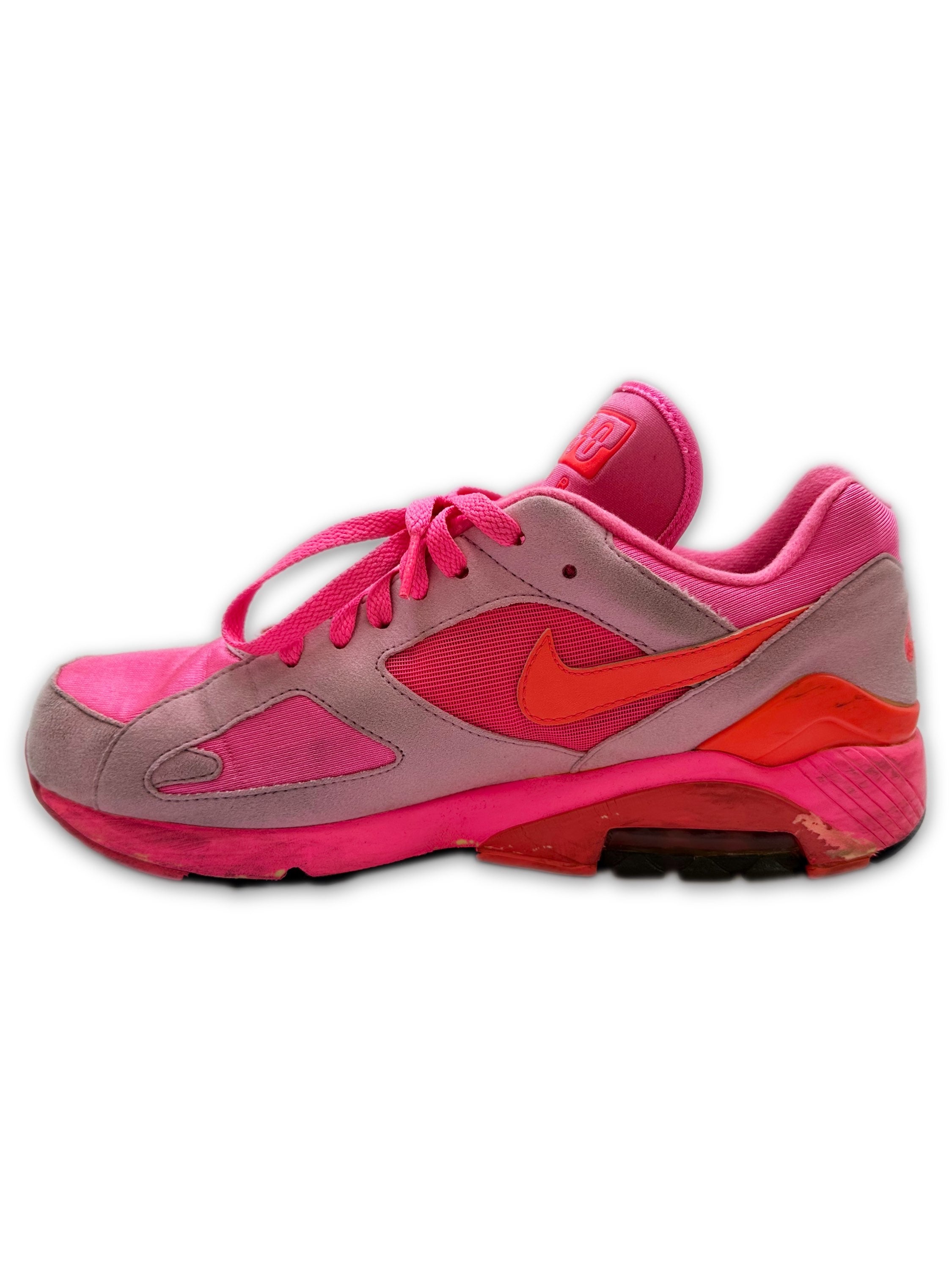 Comme des Garçons x Nike Airmax 180 Neon Pink Sneakers
