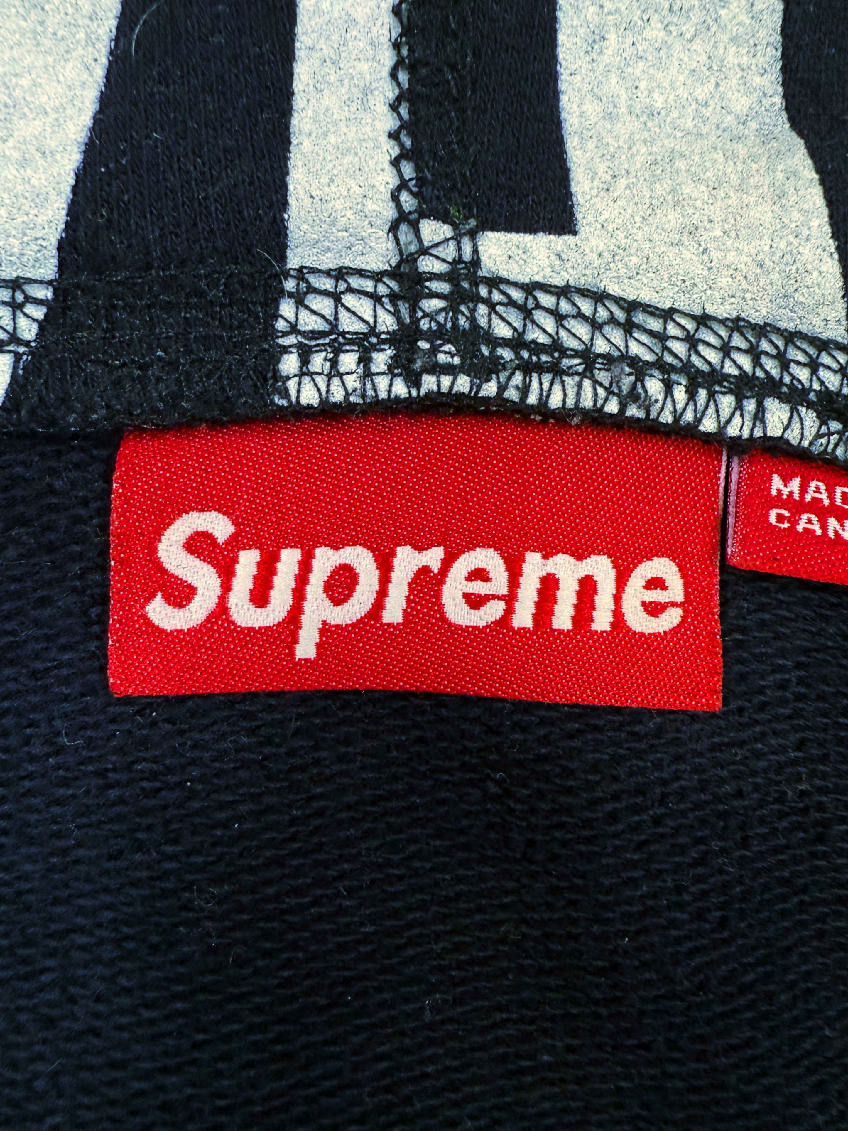 SS07 Supreme ‘Illegal Business Controls America’ Zip-up Hoodie