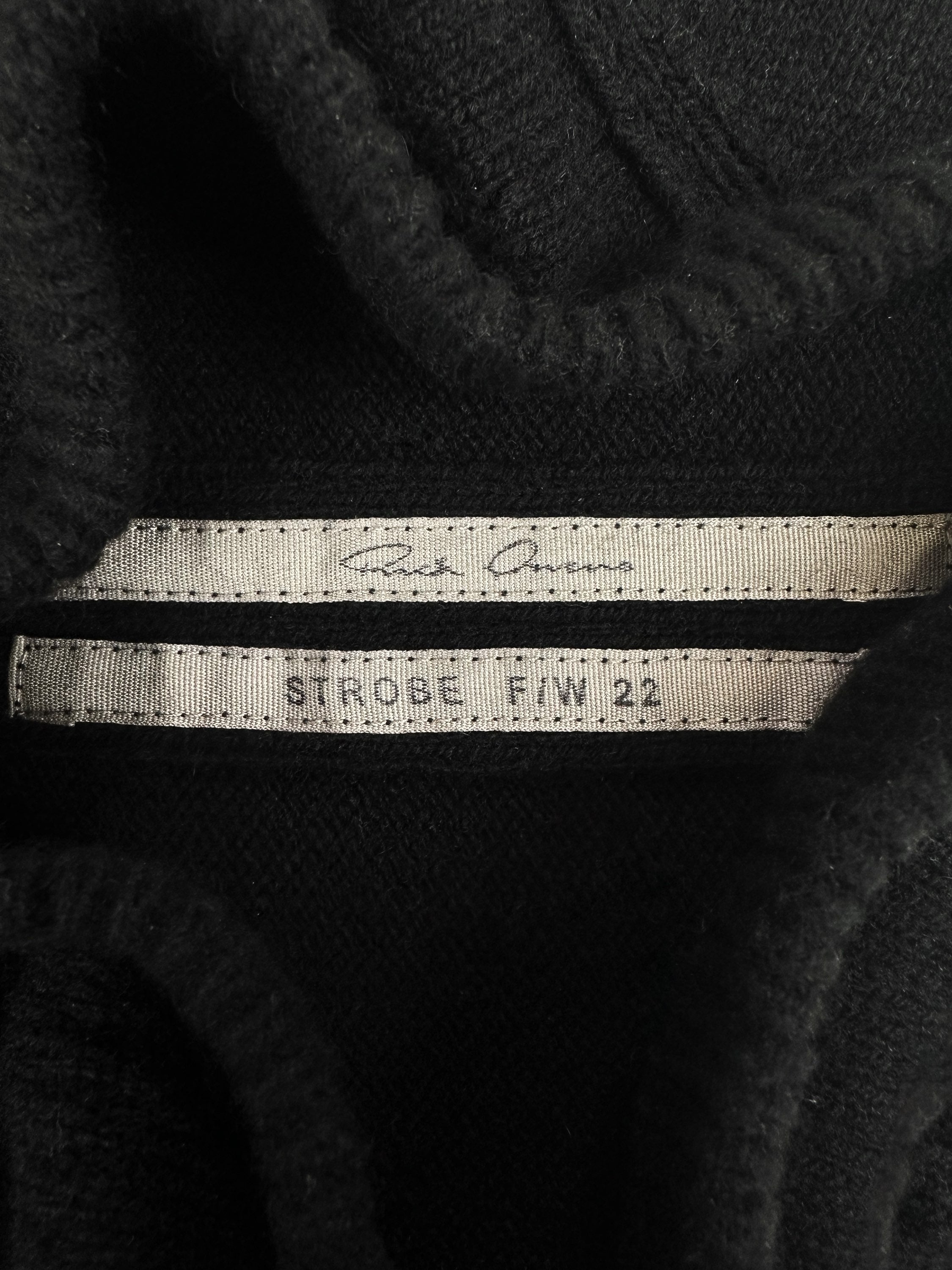 AW22 Rick Owens ‘Urinal’ Rotten Crew Knitted Slogan Tank-top