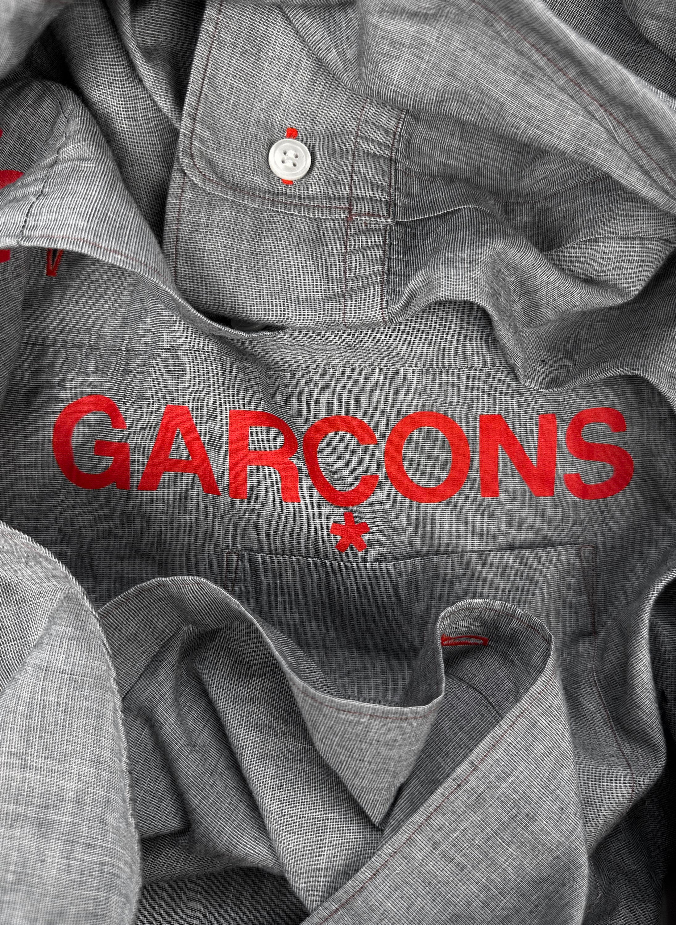 AW01 Comme des Garçons Homme Plus ‘Split Logo’ Long Sleeve