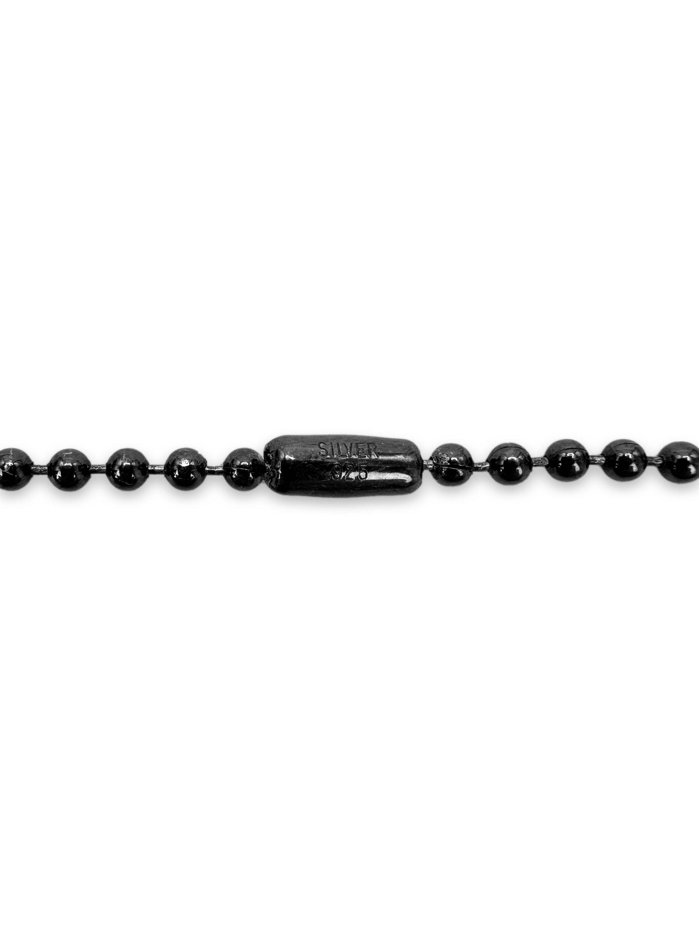 SS06 Number (N)ine x Jam Home Made .925 Silver Skull Chain