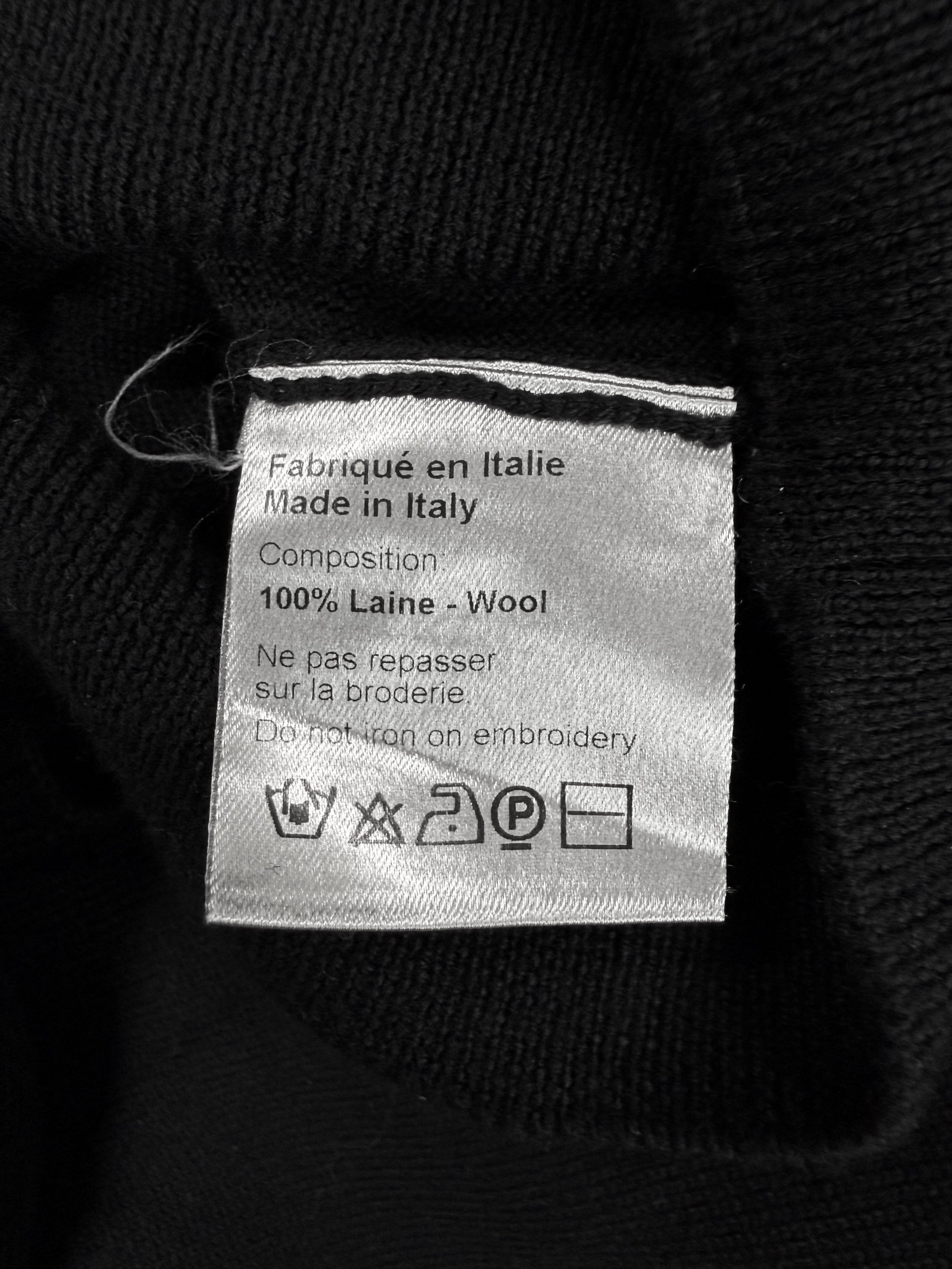 AW08 Dior Homme ‘Gunshot’ Shattered Glass Knitted Sweater