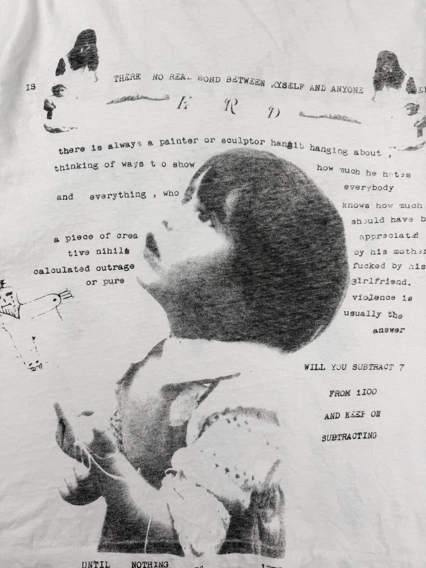 Enfants Riches Deprimes ‘Reminiscing’ White Graphic T-Shirt