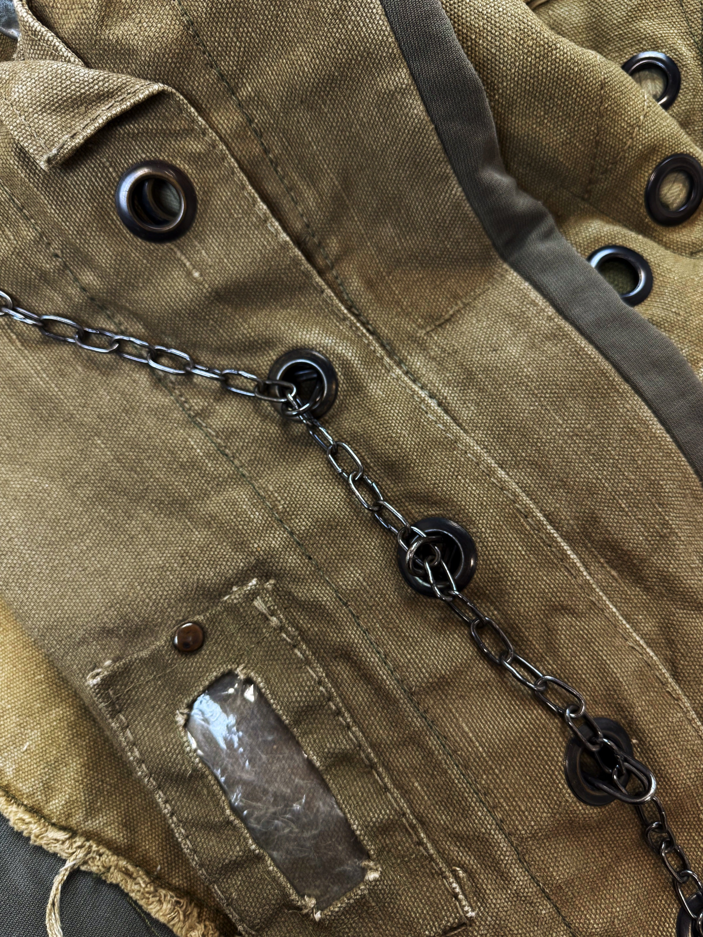 AW03 Dolce & Gabbana Reconstructed Military Hybrid Cargo Pants