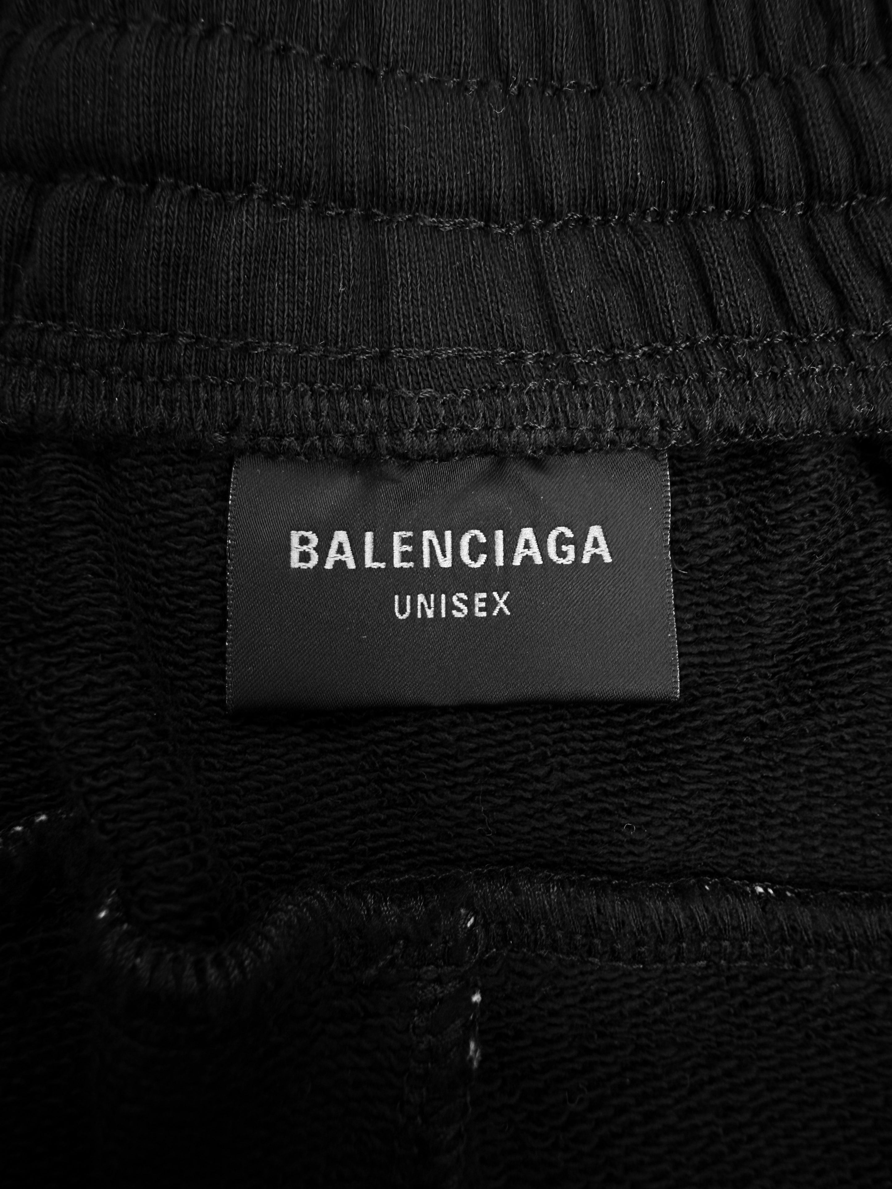 SS24 Balenciaga Manchester United Soccer Logo Wide Sweat Pants