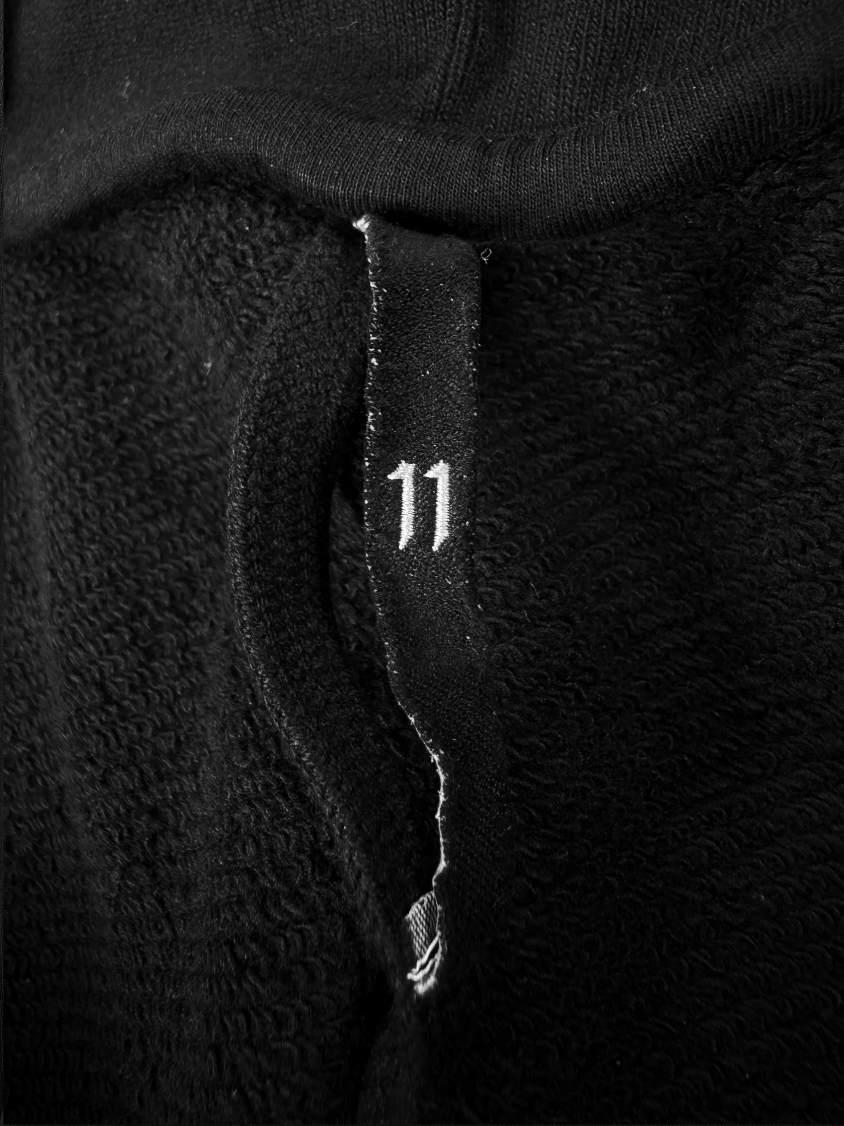 11 by Boris Bidjan Saberi Black Drawstring Sweatpants