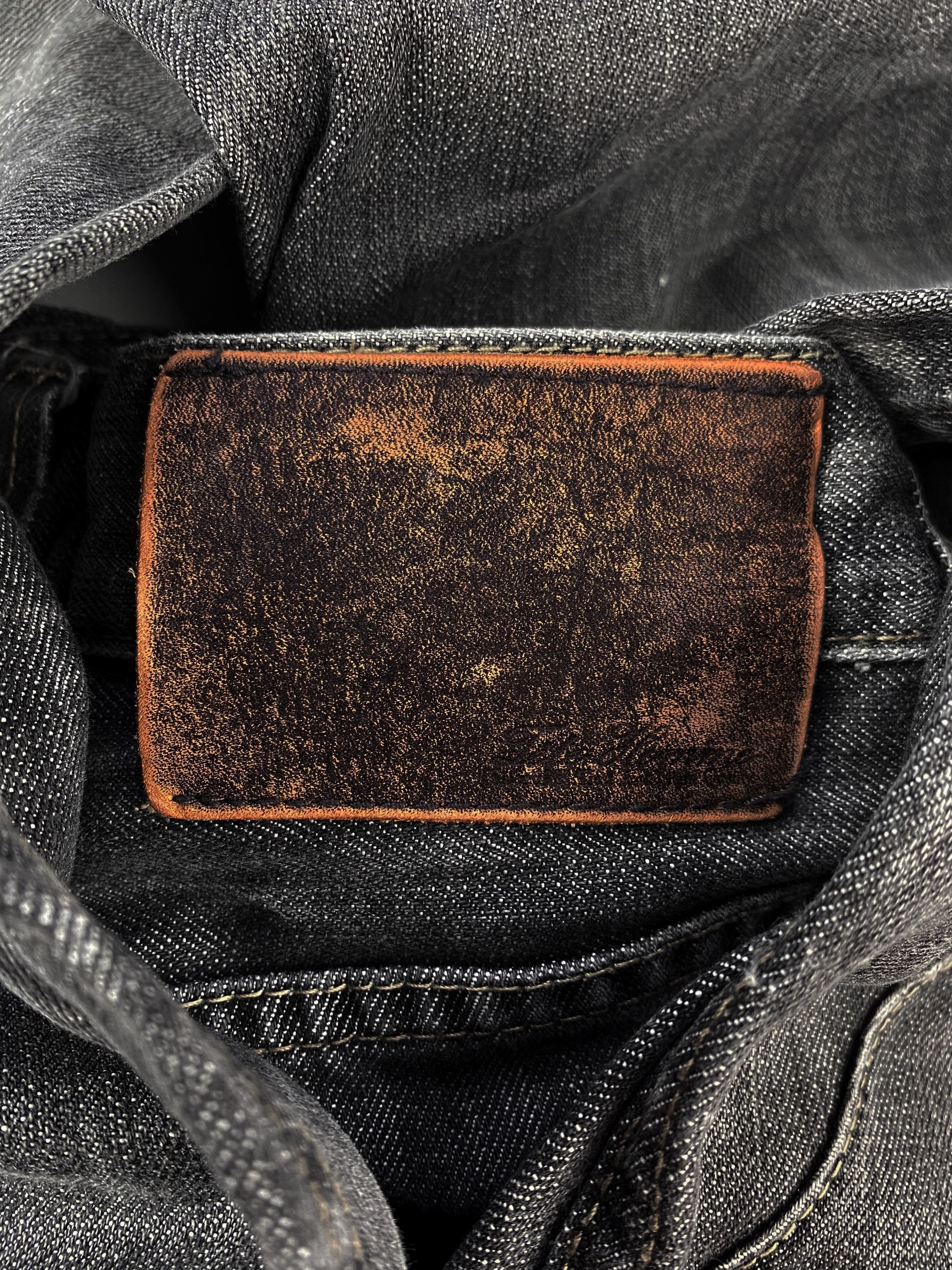 Tete Homme Stone Wash Heavy Weight Whiskered Denim