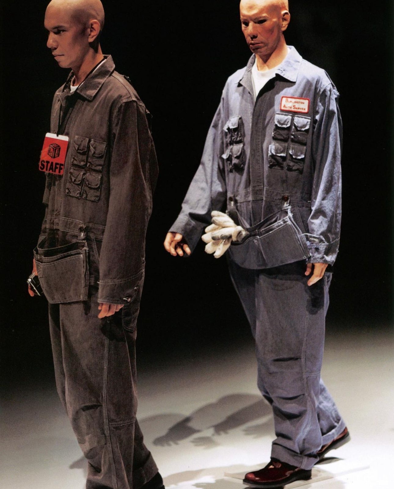 AW98 General Research ‘Parasite’ 39 Pocket Pinstripe Coveralls