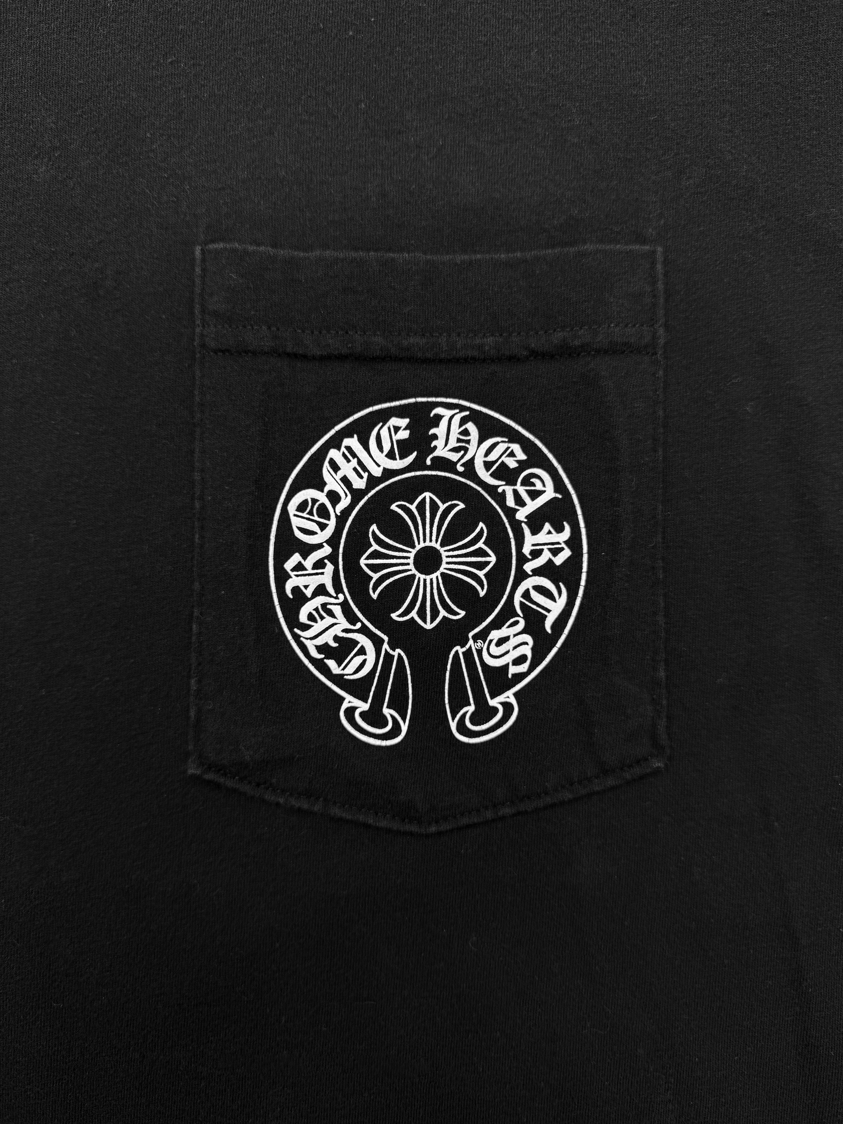 Chrome Hearts Horse Shoe Logo Fleur Sleeve Long Sleeve
