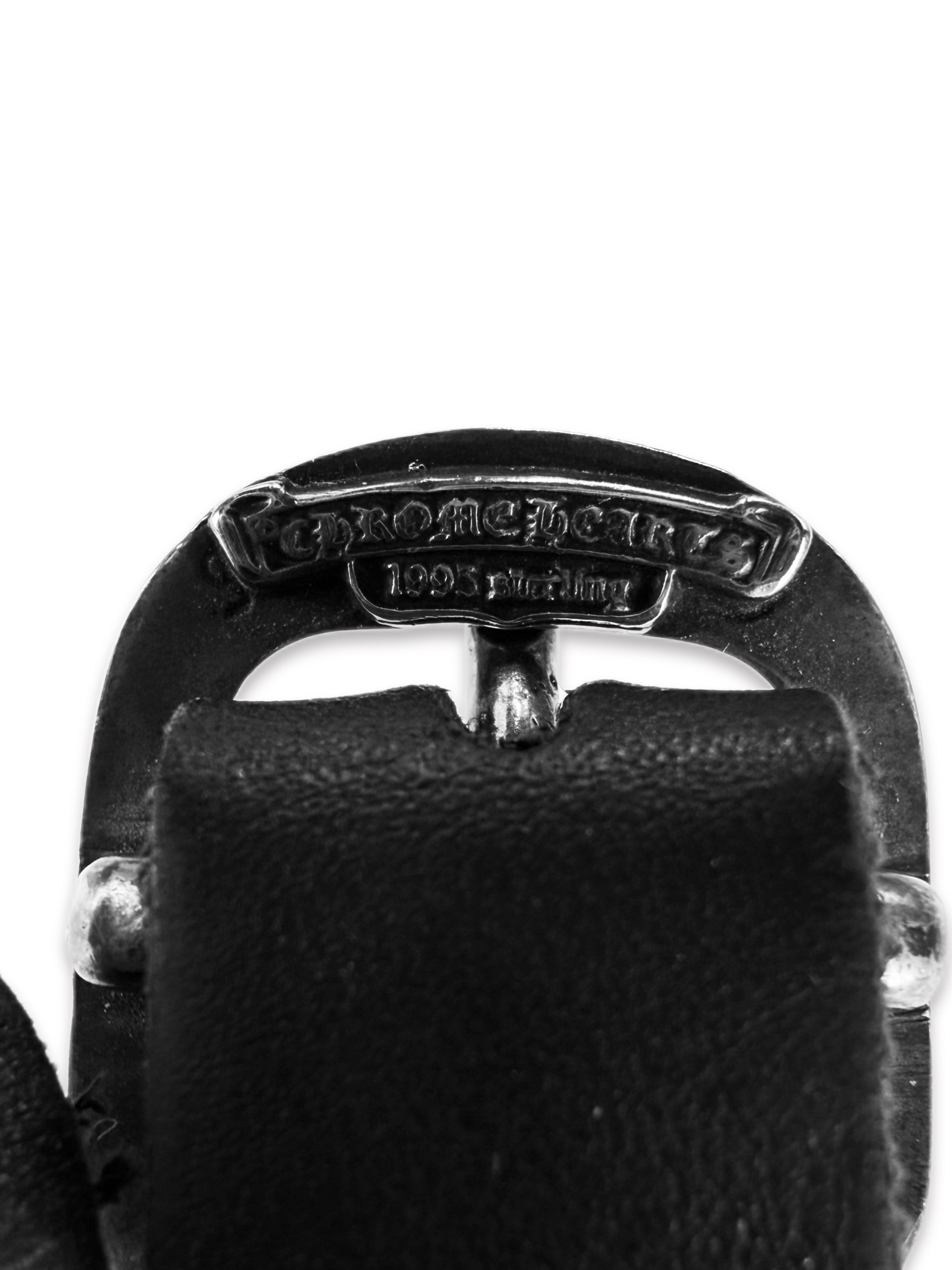 Chrome Hearts x Wesco ‘Cross’ Gunslinger Black Leather Boots