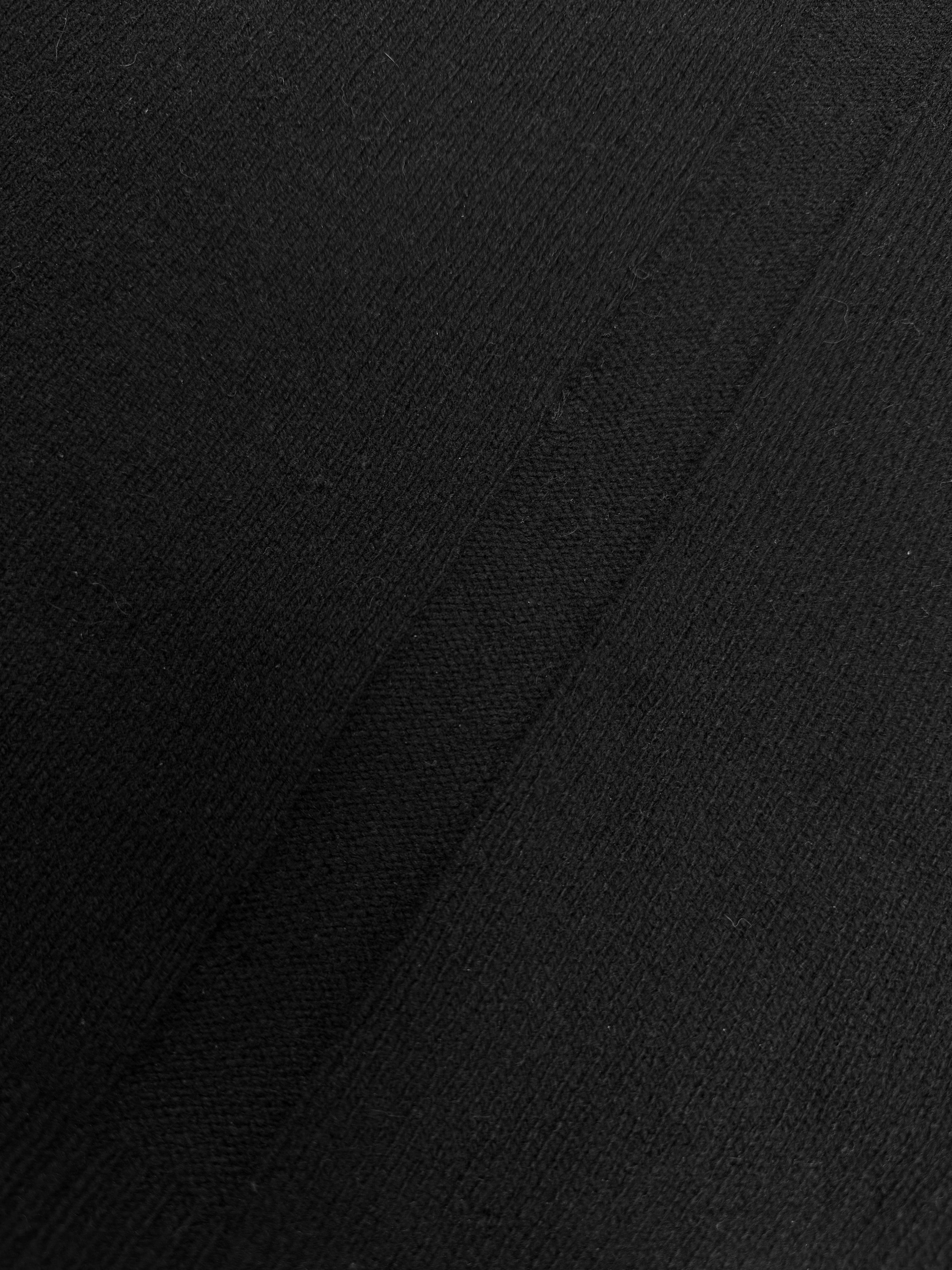 AW21 Rick Owens Gethsemane Black Cashmere Knitted Hoodie