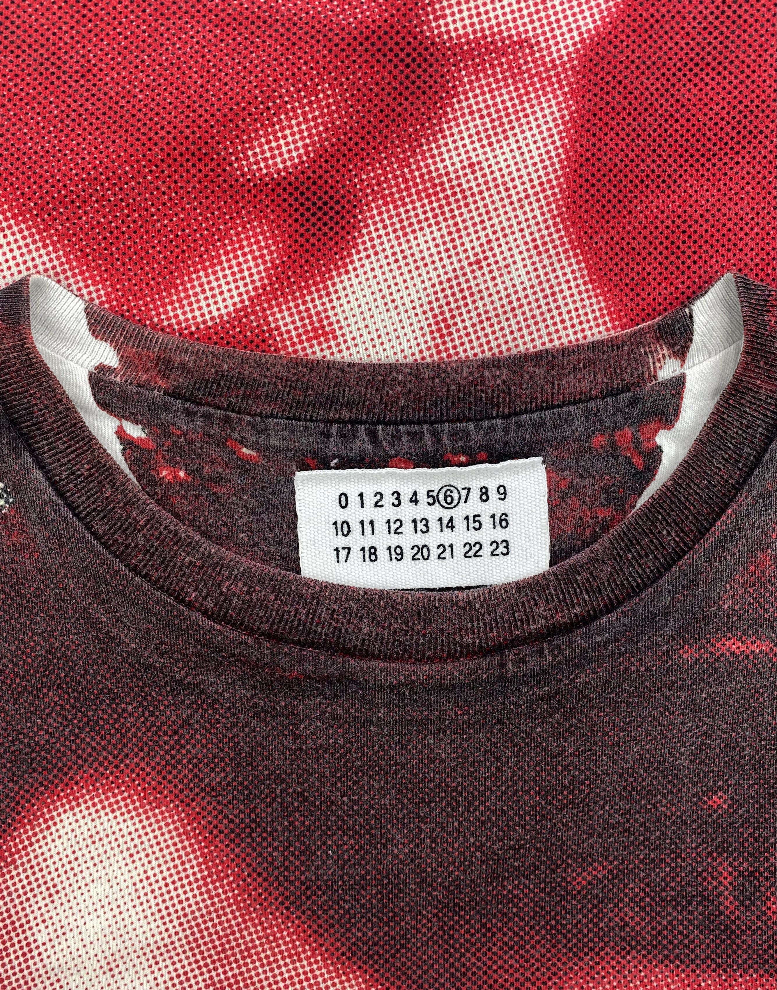 SS04 Maison Margiela Face Pointillism Full Print Tank Top