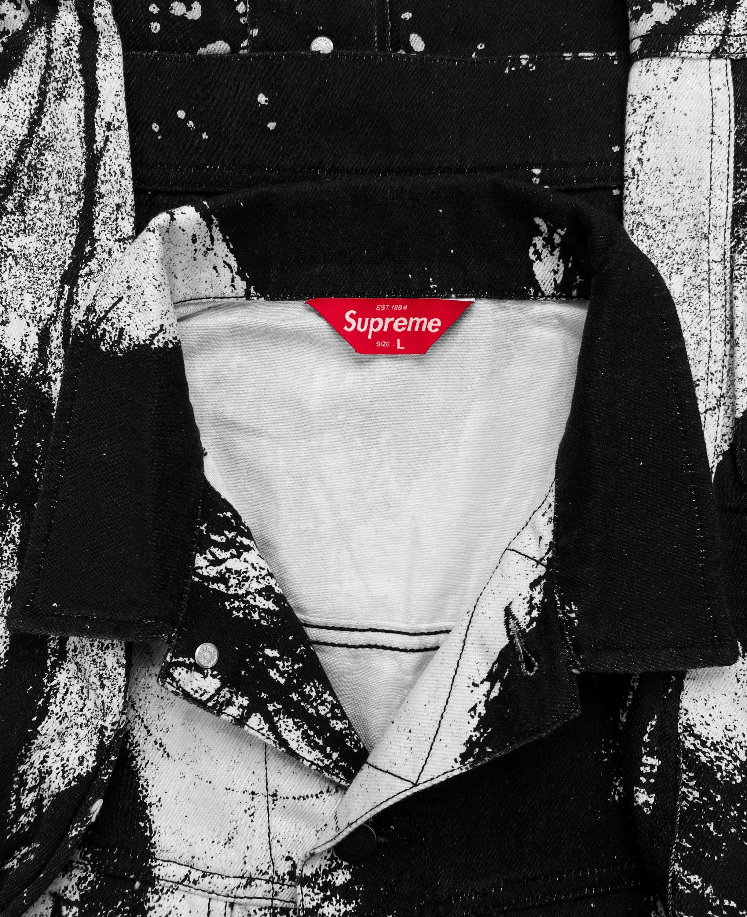 SS20 Supreme ‘My Bloody Valentine’ Full Print Denim Trucker Jacket