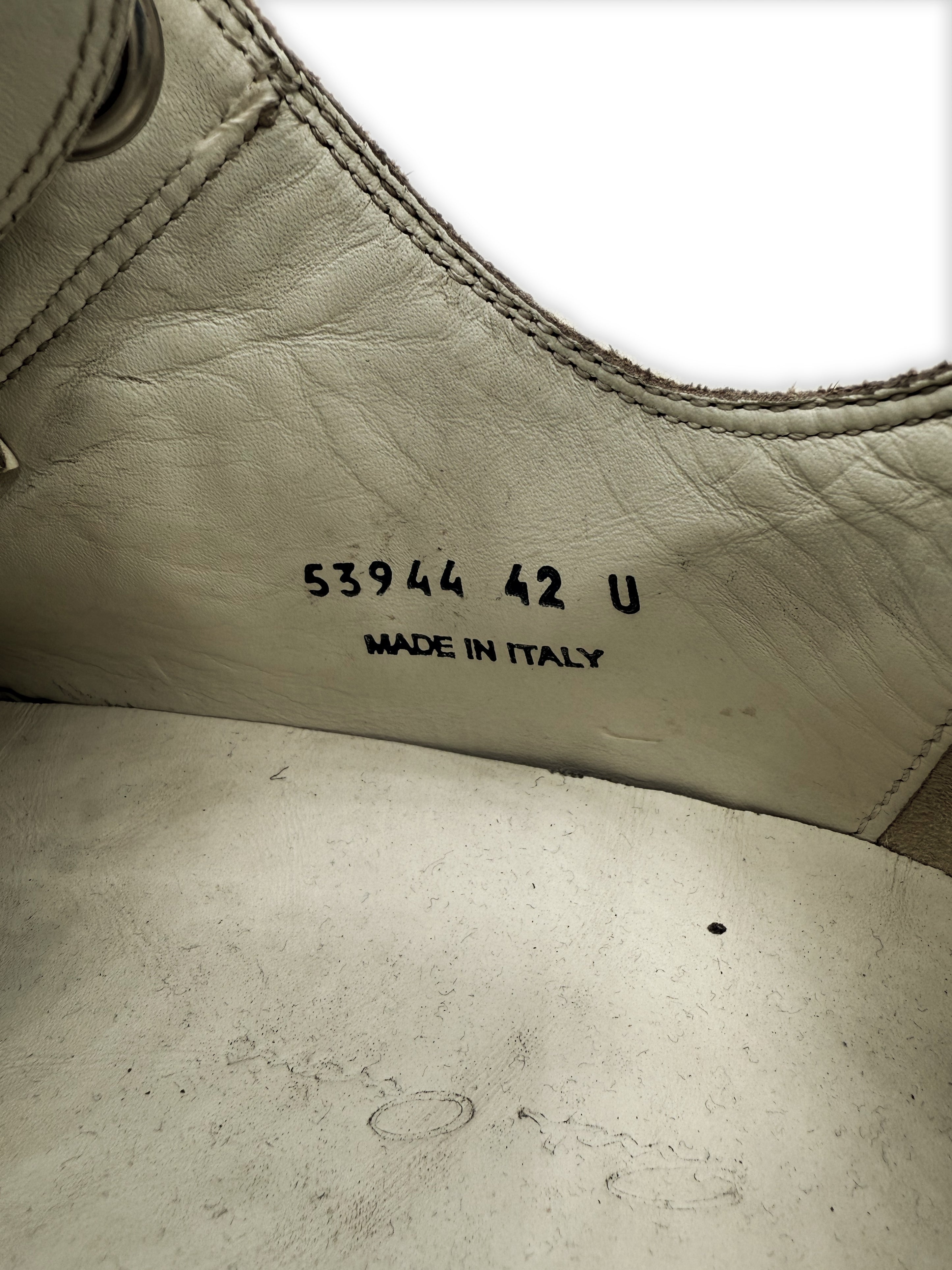 Rick Owens Jumbo Lace Low-top Leather Ramone Sneakers