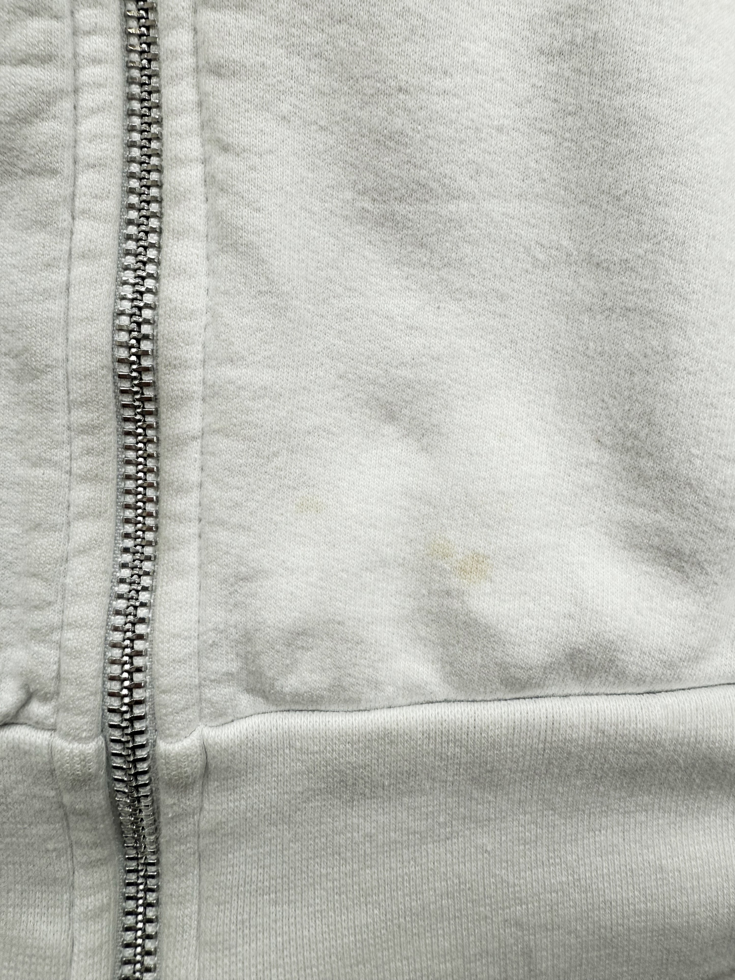 Chrome Hearts ‘Fuck You’ Rhodium Zip Up White Hoodie