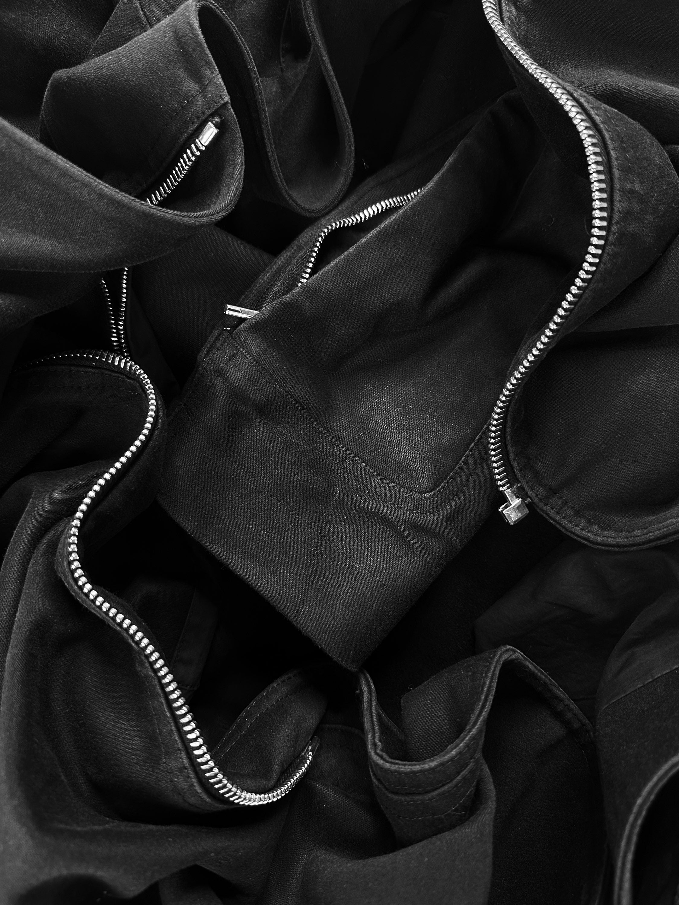 AW14 Rick Owens ‘Moody’ Black Double Breasted Trench Coat
