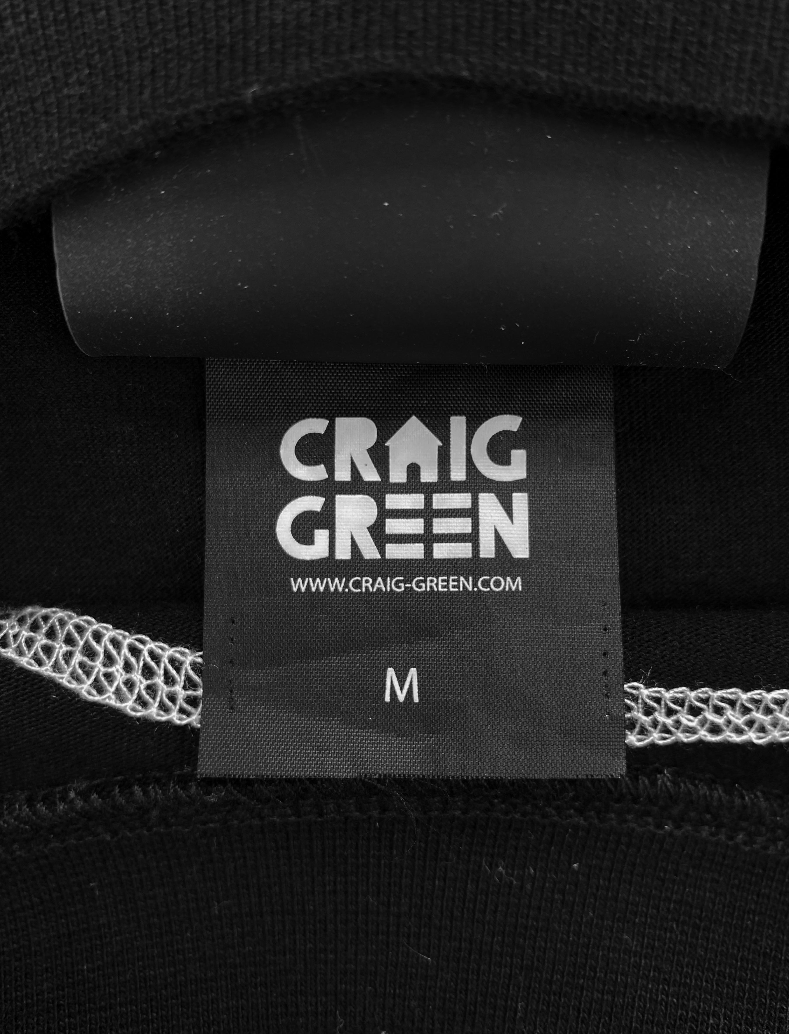 Craig Green Contrast Stitch Embroidered Cut Out T-Shirt