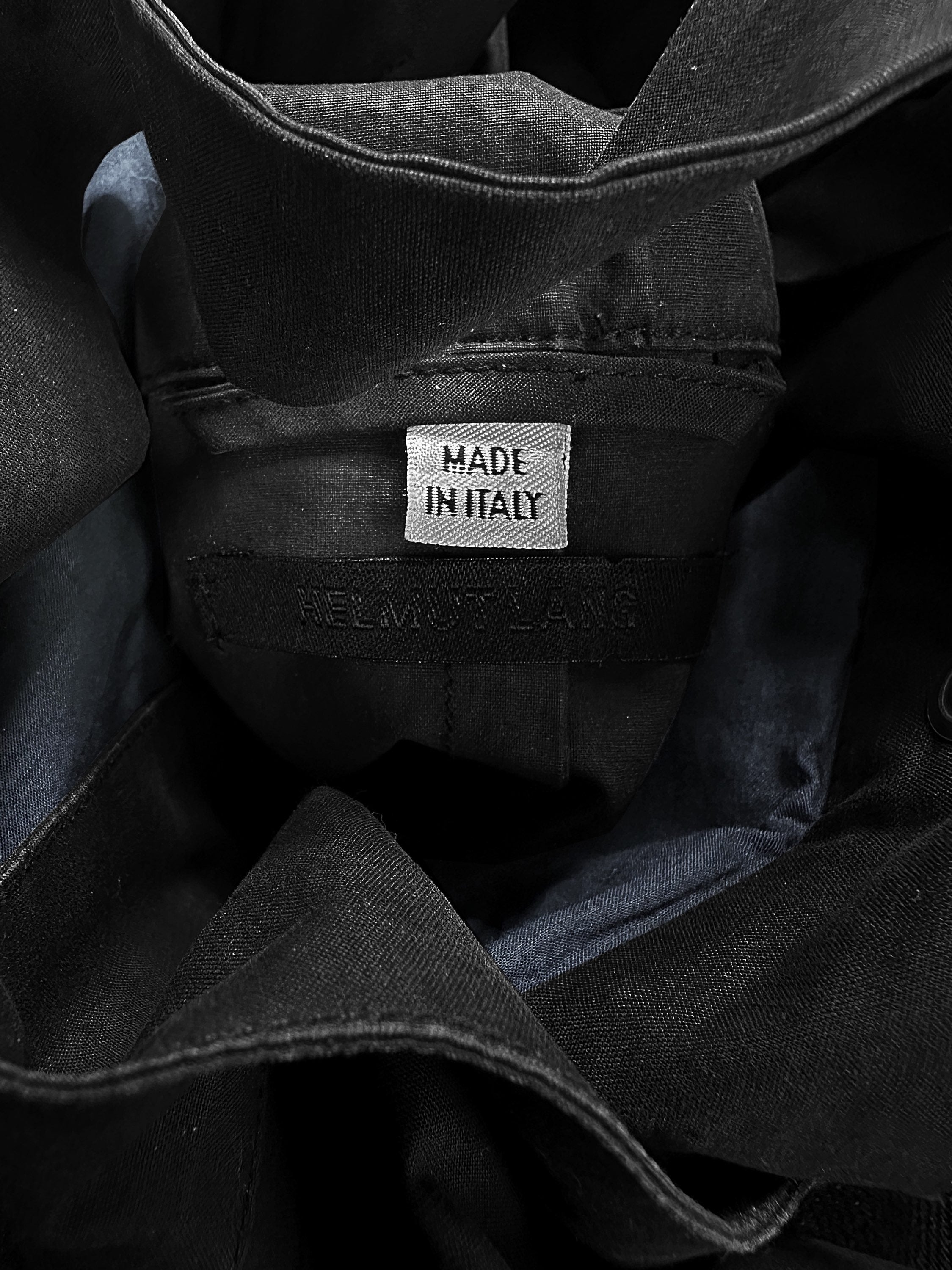 00s Helmut Lang ‘Bondage’ D-Ring Double Layered Trench Coat