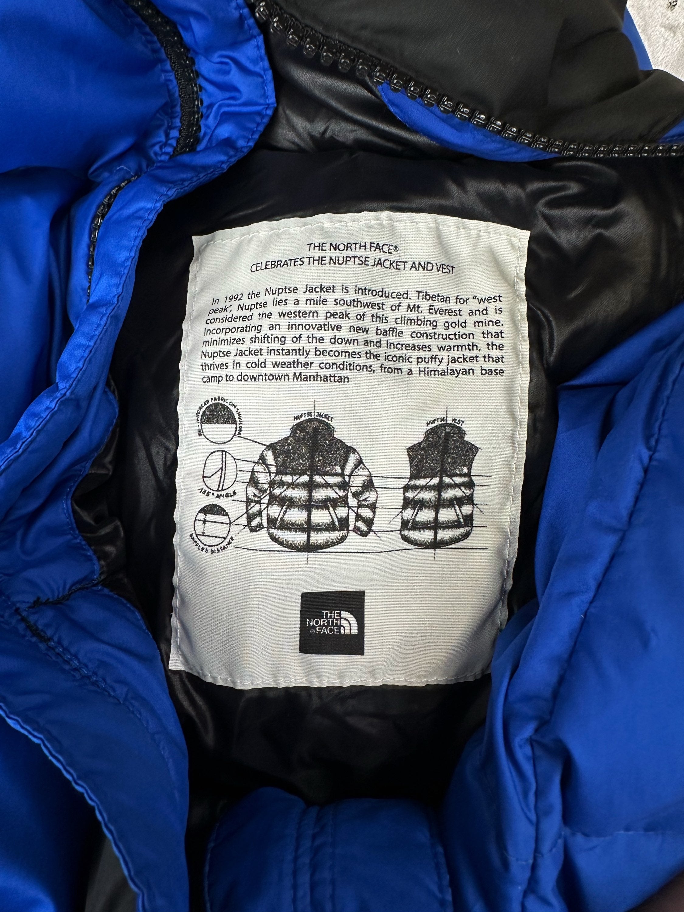 The North Face ‘700 Series’ Down Fill Blue Puffer Jacket