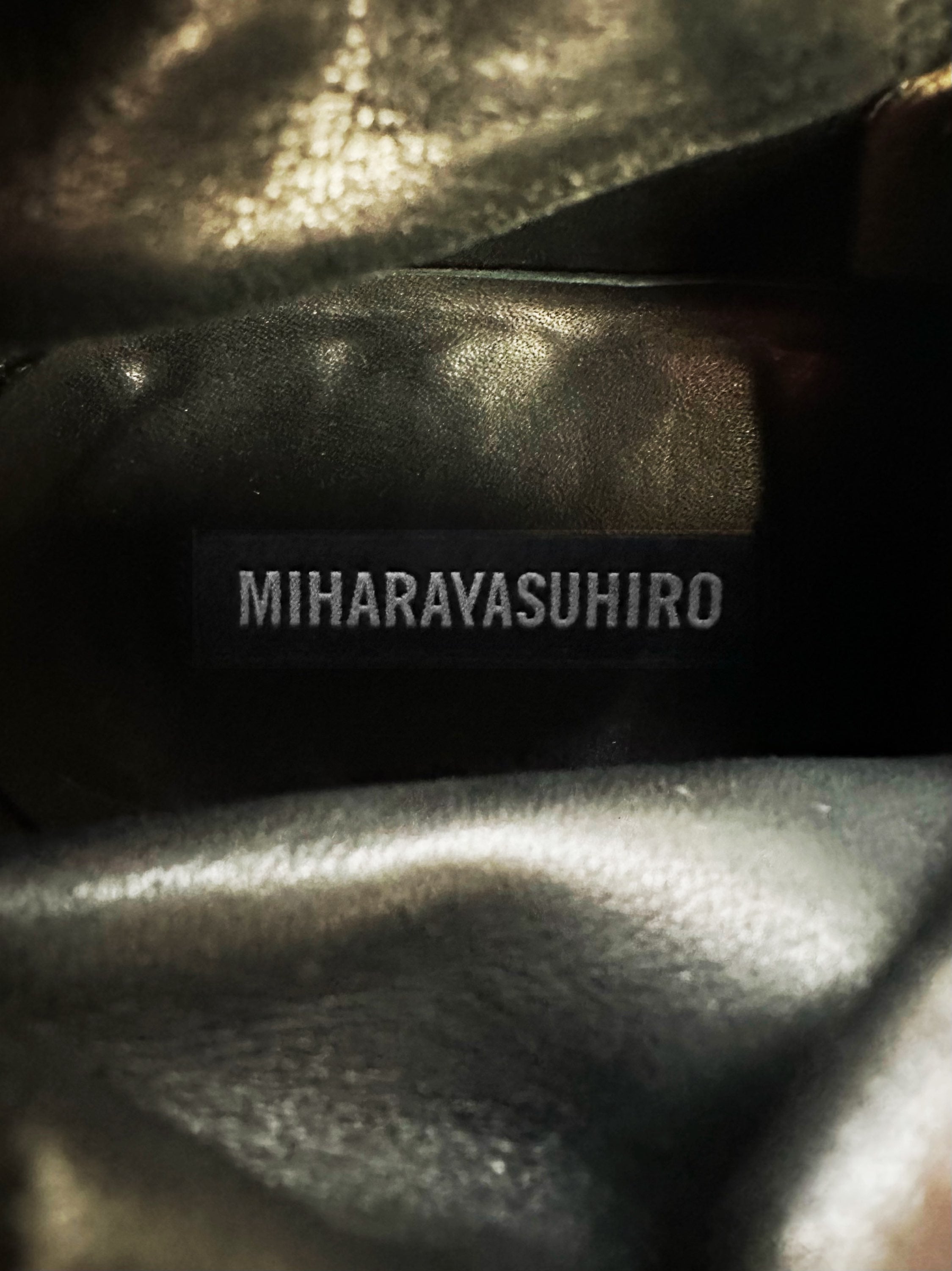 00s Mihara Yasuhiro Tornado Cut Side-zip Leather Boots