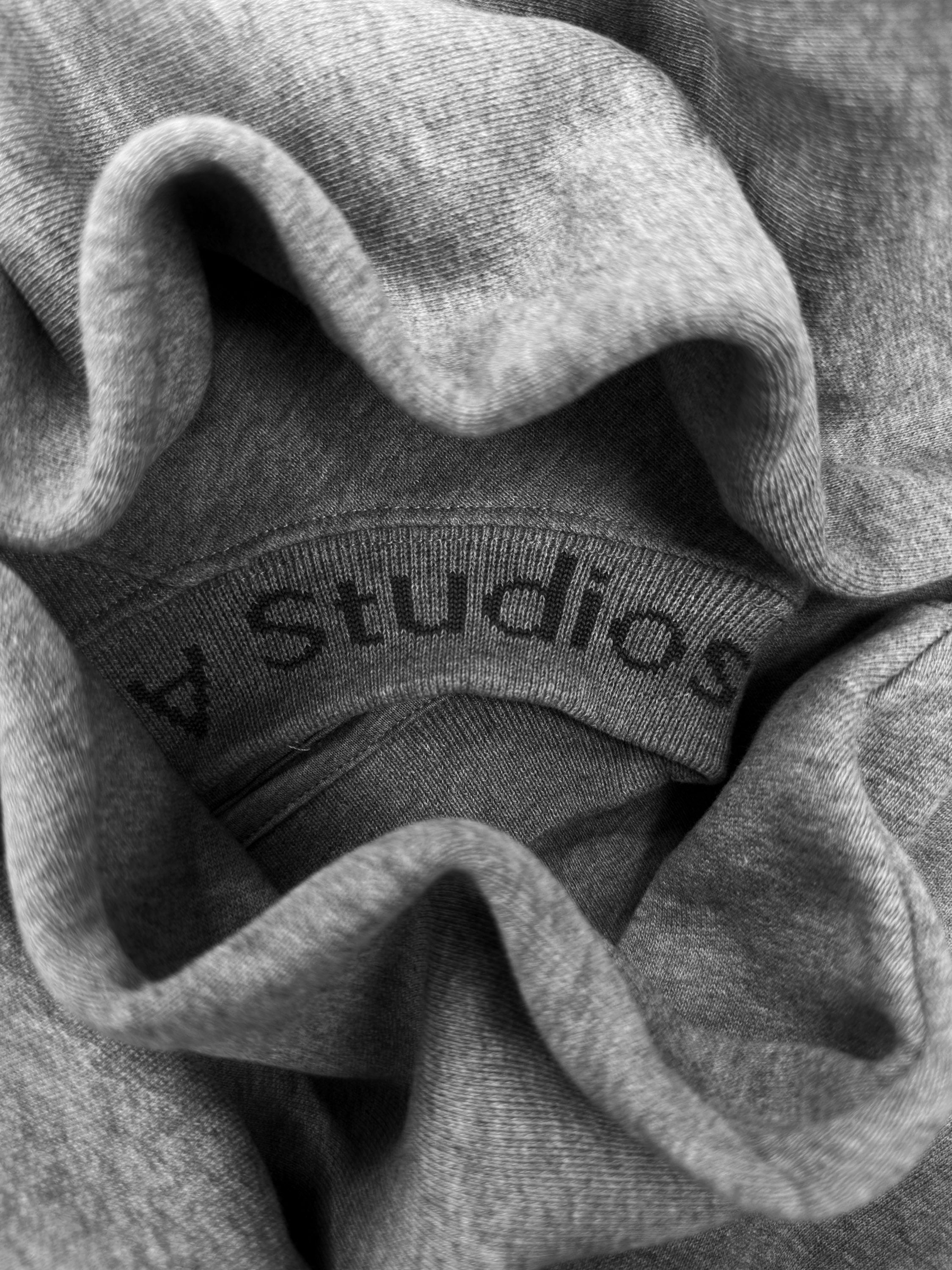 Acne Studios ‘Collar Monogram’ Grey Heavy Weight Crewneck