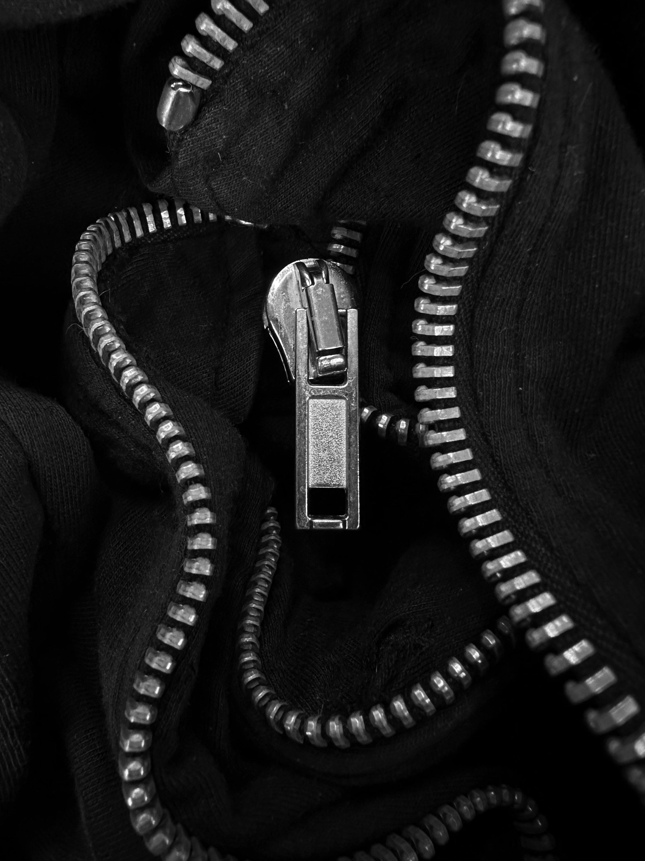Rick Owens DRKSHDW Full-zip Black Hoodie
