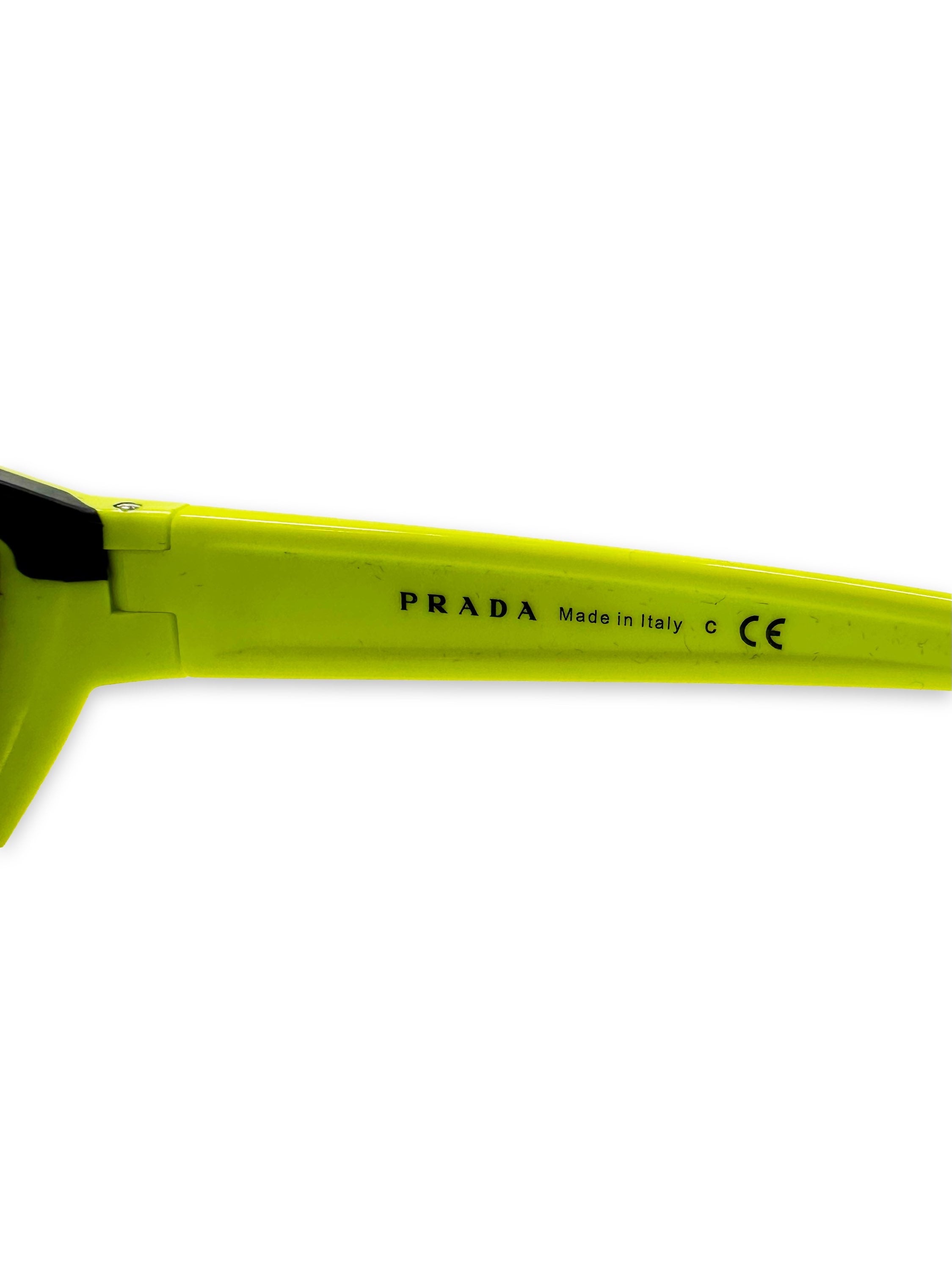 Prada Sport ‘Linea Rossa’ Neon Green Sunglasses