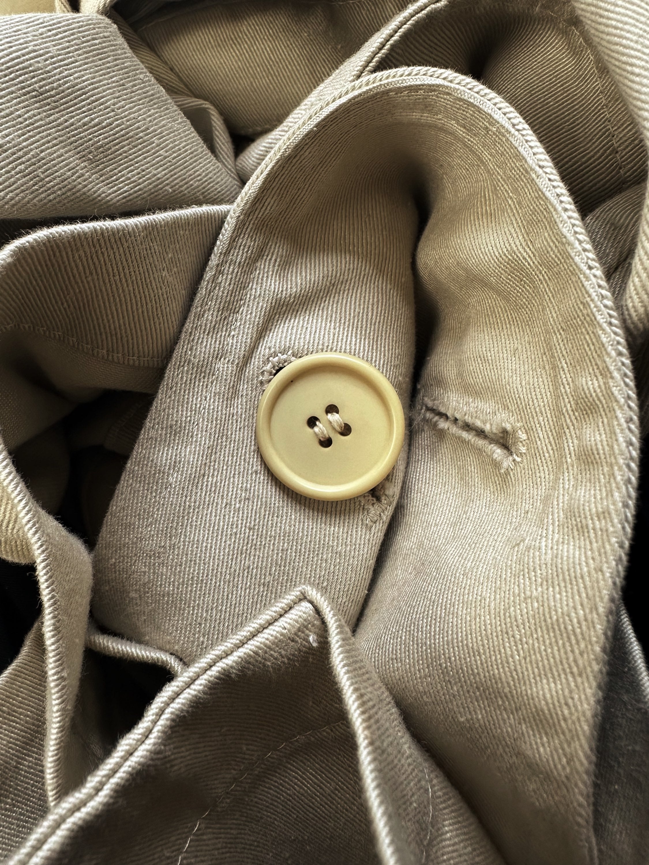 90s Yohji Yamamoto ‘Y’s For Men’ Beige Trench Coat