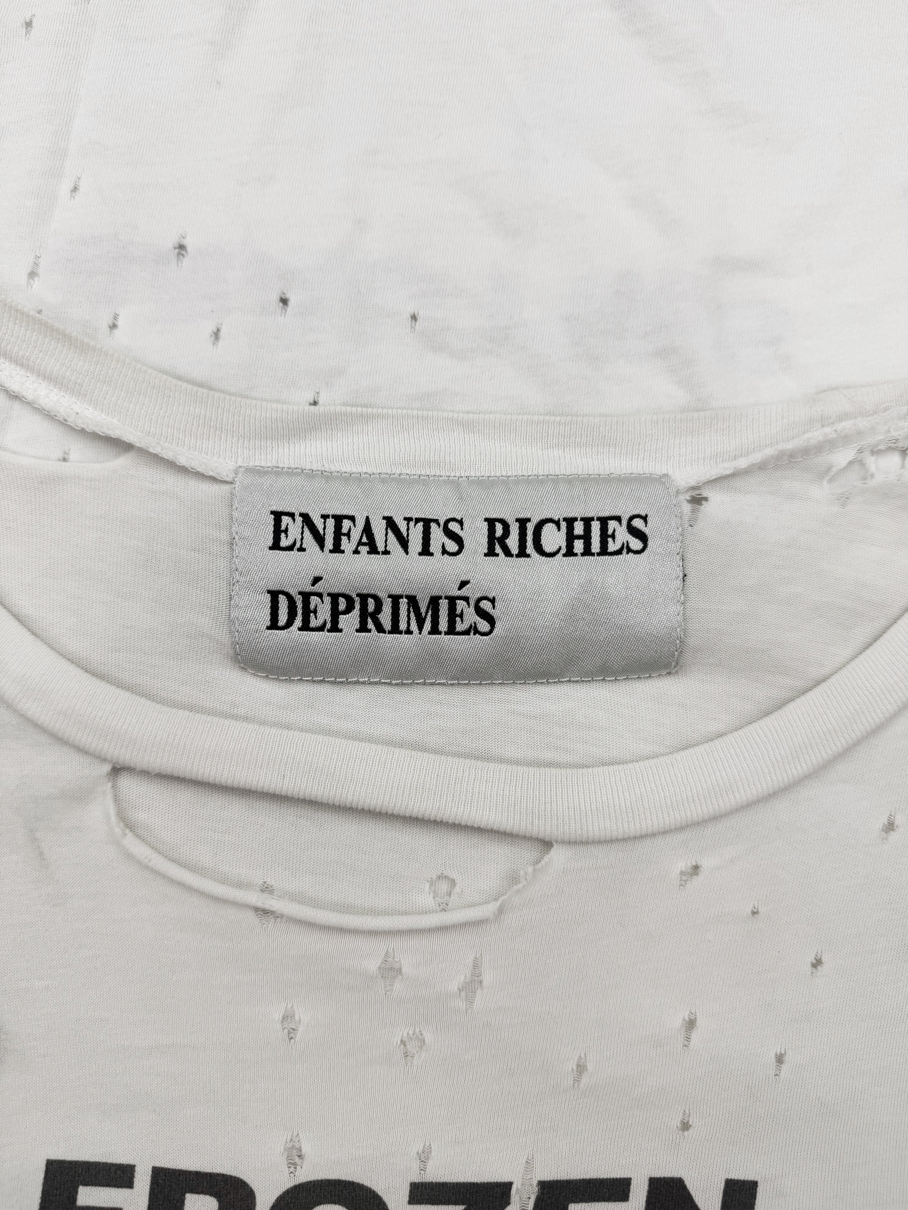 SS16 Enfants Riches Deprimes ‘Frozen Beauties’ Hand Distressed T-Shirt