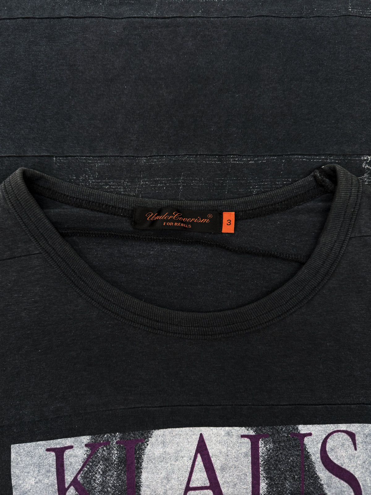 SS06 Undercover Klaus ‘T’ Chuuut Patchwork Long Sleeve Shirt