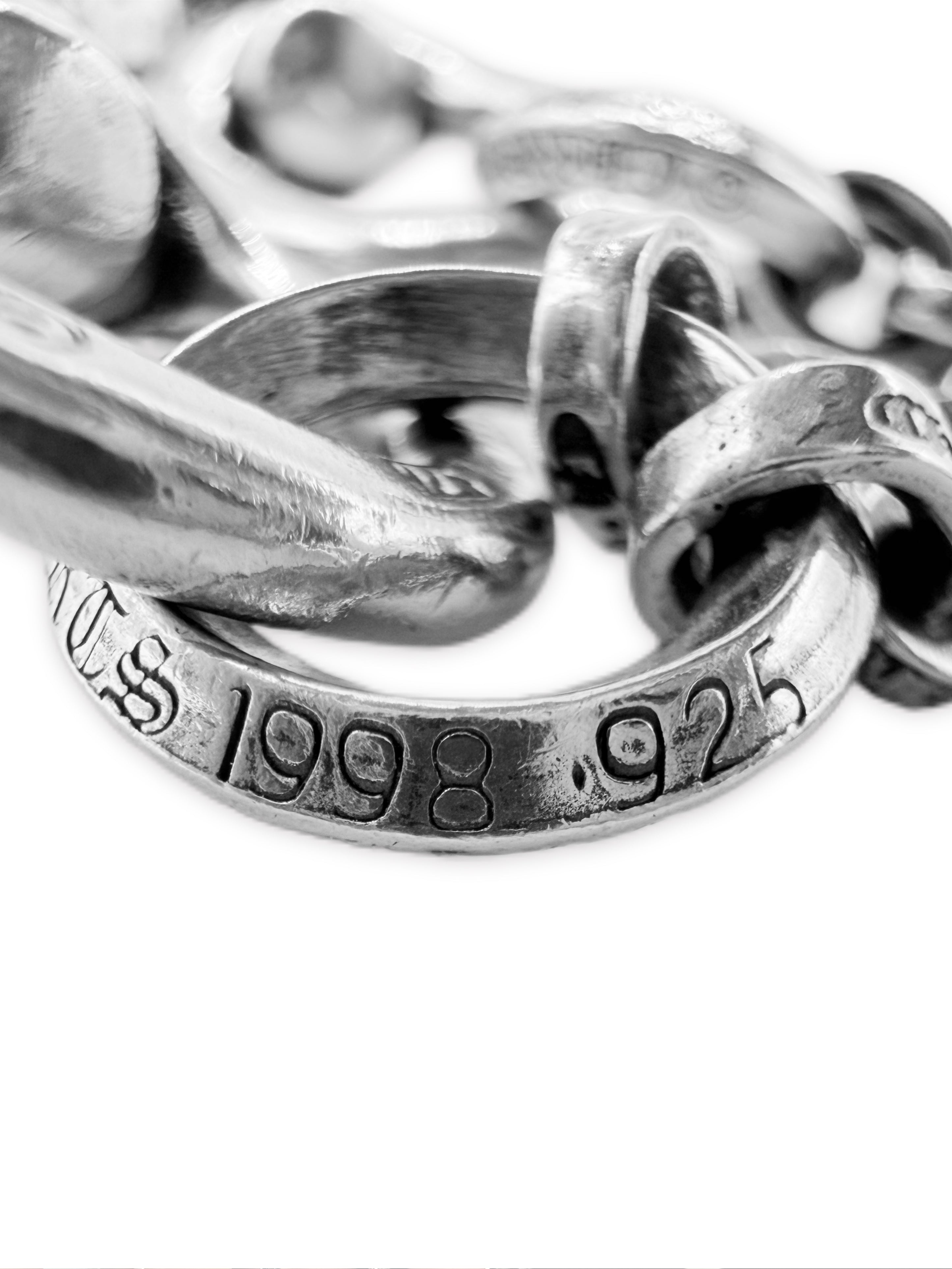 Chrome Hearts Double Paper Chain 15 in Lobster Clasp Wallet Chain