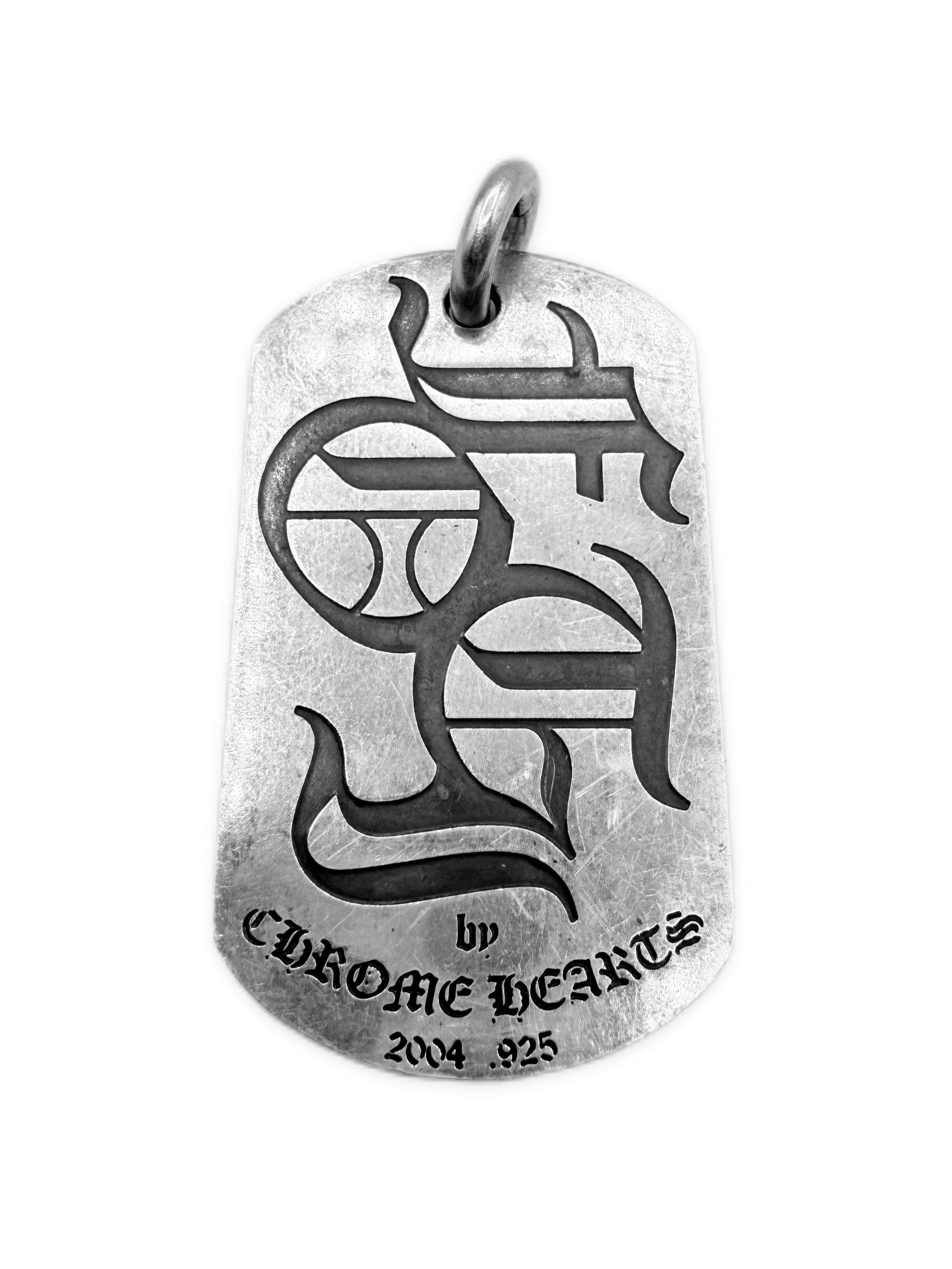Chrome Hearts Foti Pepe .925 Silver Dog Tag