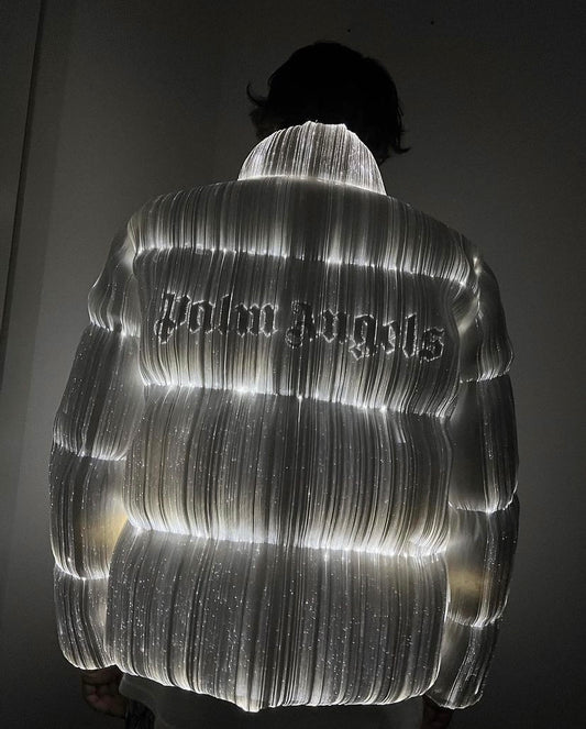Moncler x Palm Angles Fiber Optic ‘Maya’ Jacket Lights up the Future (2022)