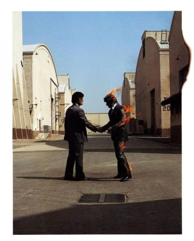 The Flaming Cover Behind Pink Floyd's 1979 Album - 'Wish You Were Here'