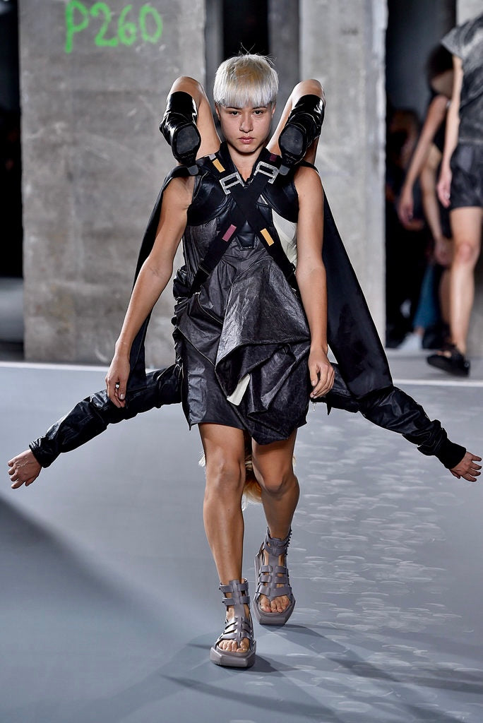 The Time Rick Owens Strapped Models Together In The Name of Feminine Strength