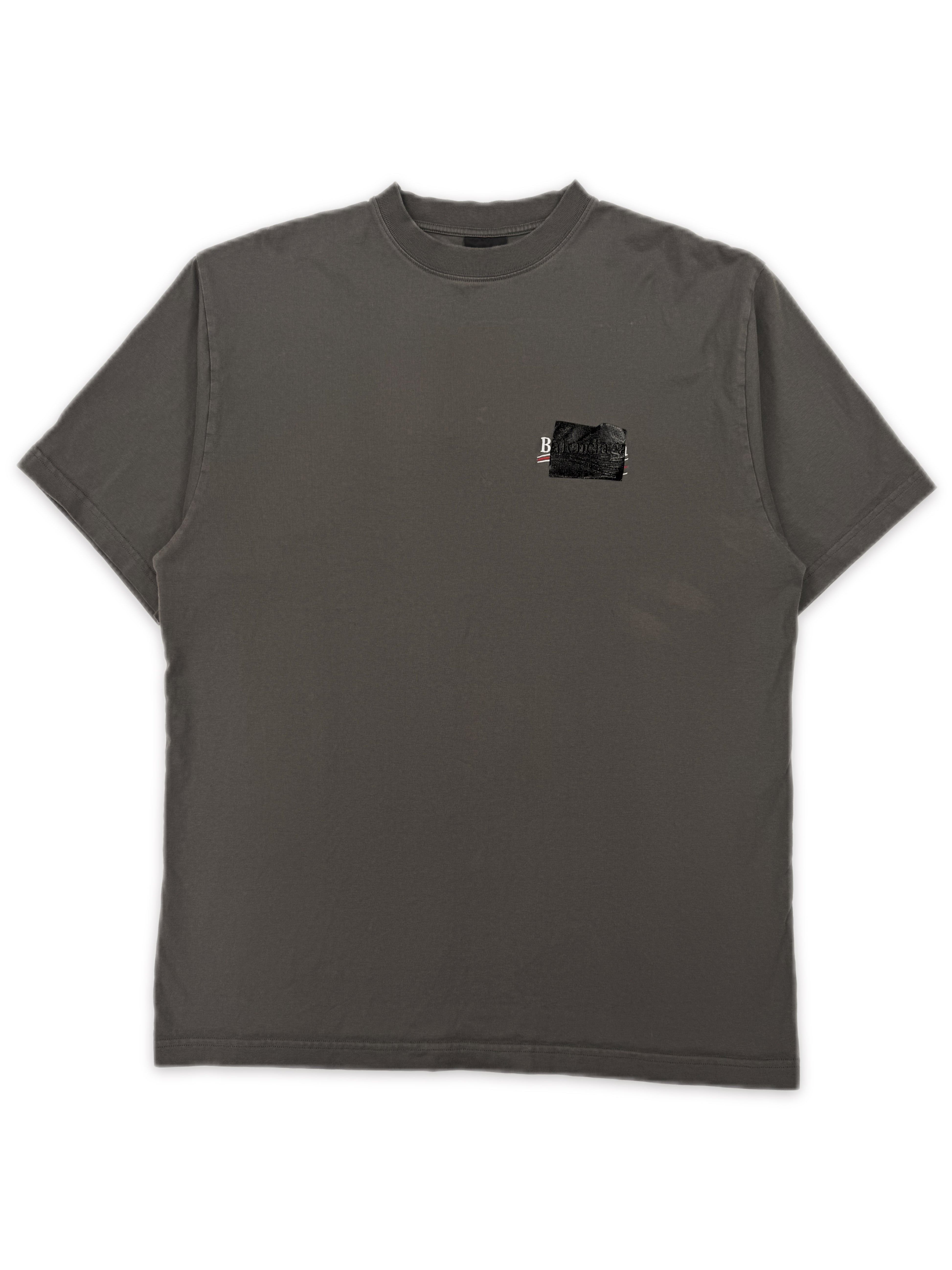 SS23 Balenciaga Gaffer Campaign Logo Grey T-Shirt