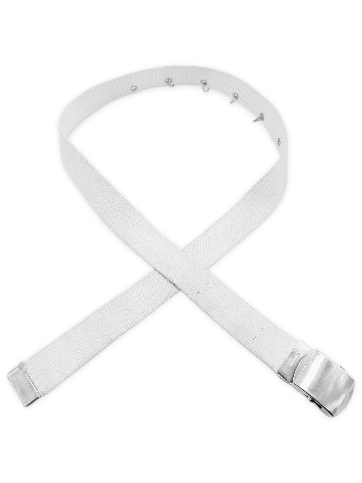 AW04 Raf Simons Waves Pierced White Belt