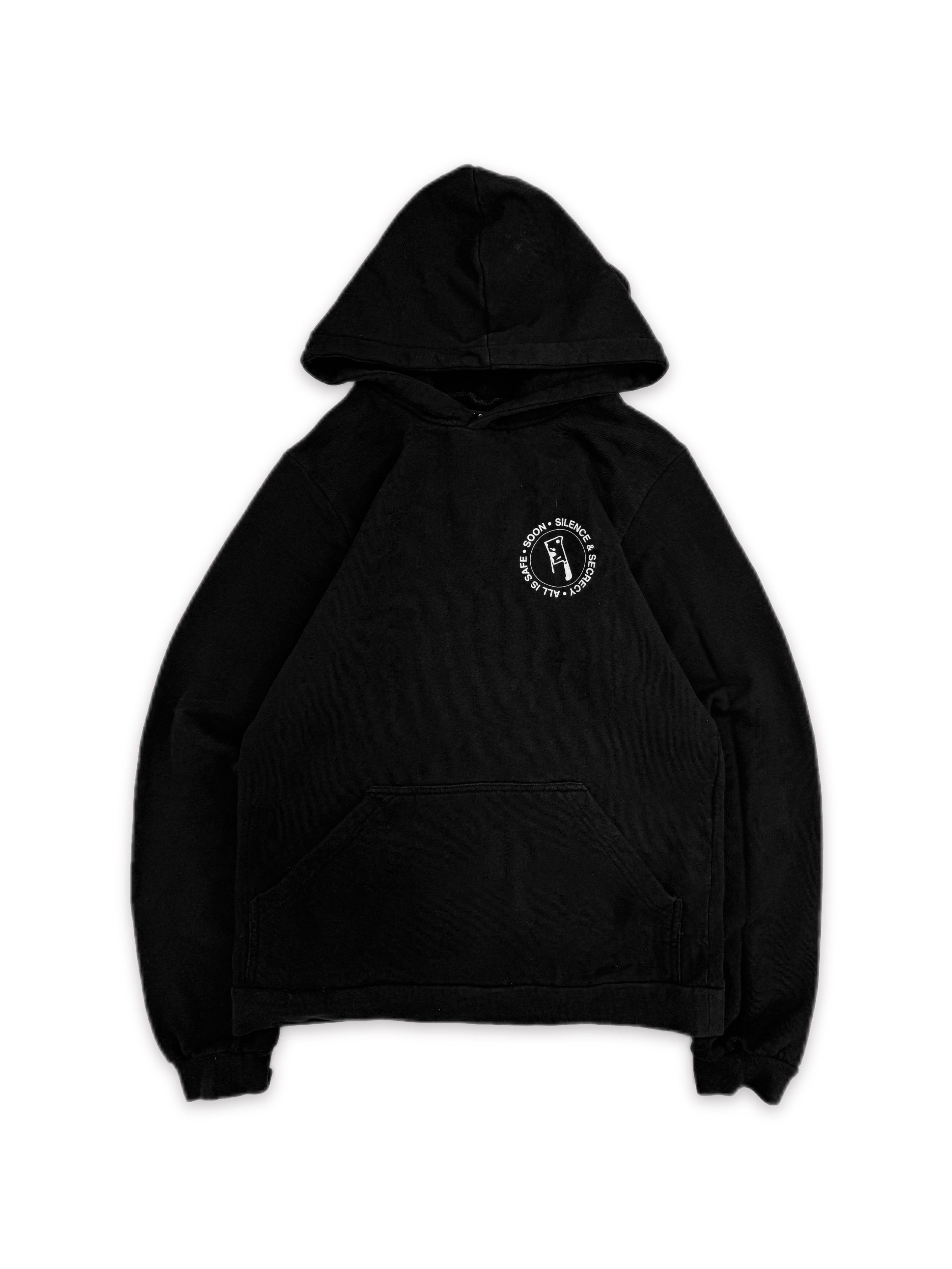 SS02 Raf Simons ‘Kollaps’ Black Silence & Secrecy Hoodie