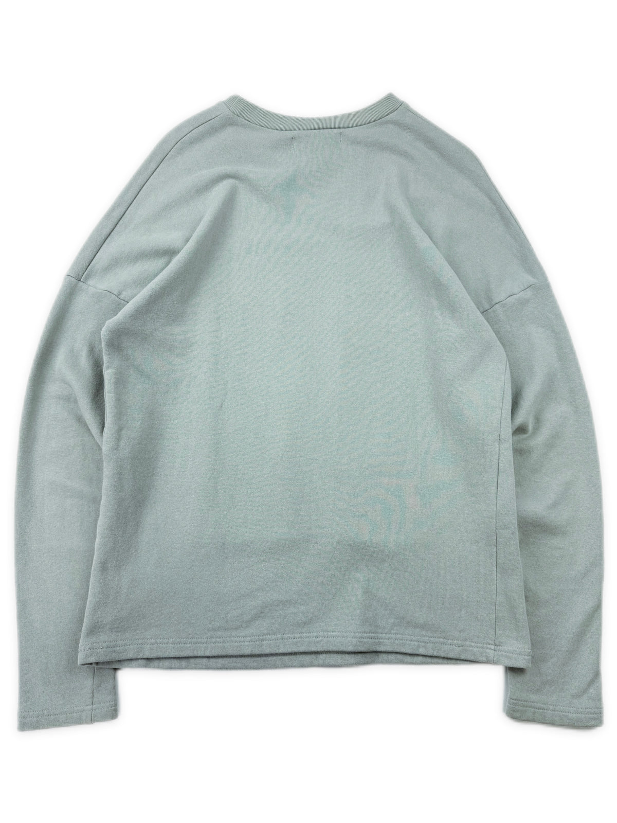 SS02 Raf Simons ‘Stray Souls’ Teal Patch Graphic Crewneck