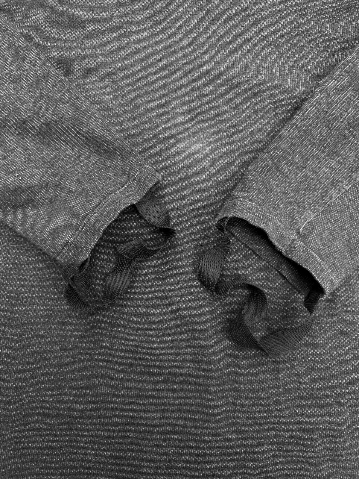 AW03 Helmut Lang Bondage Strap Grey Hoodie