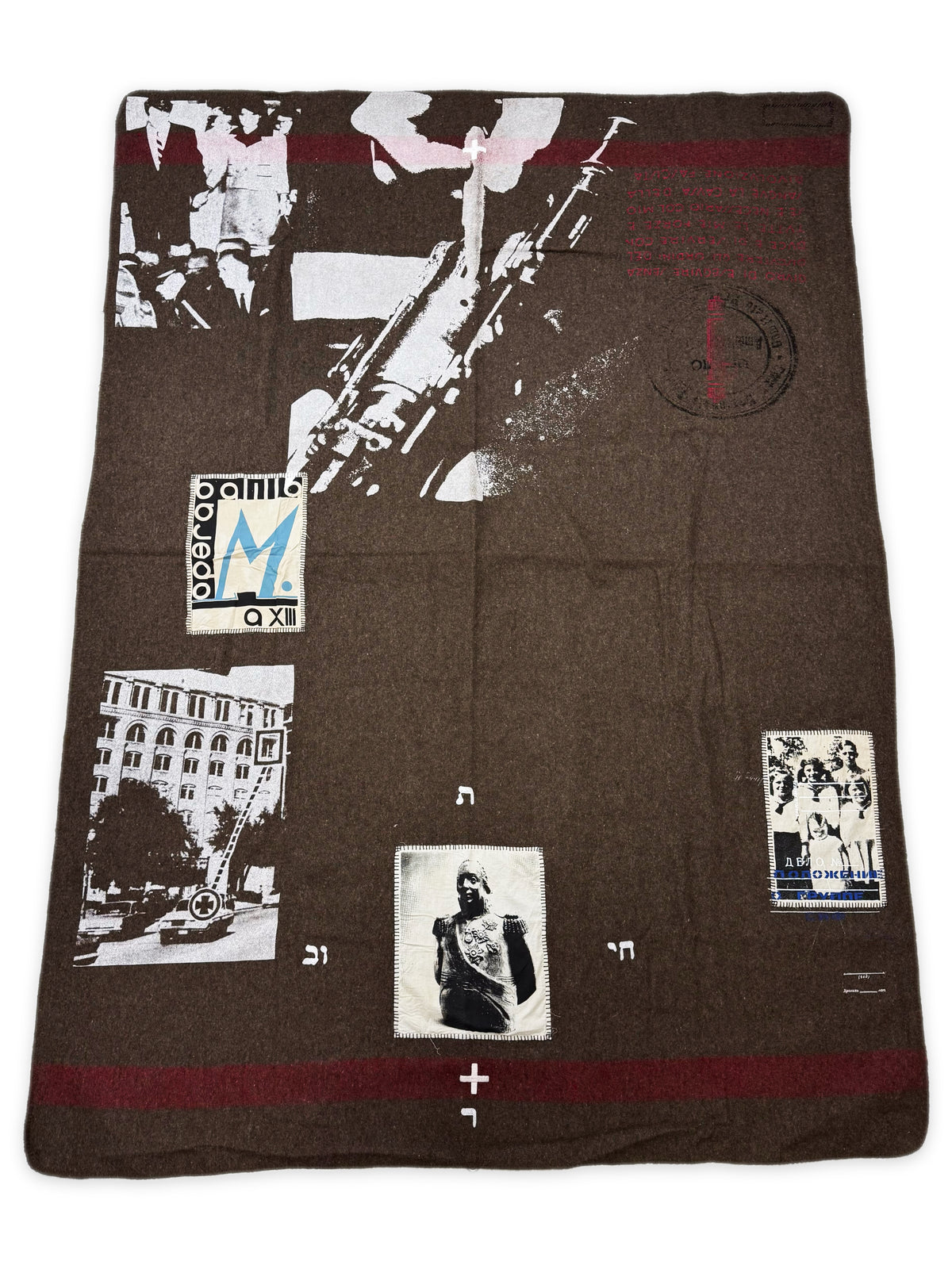 AW26 Enfants Riches Deprimes F&amp;F 1/10 ‘JFK’ Patchwork Blanket