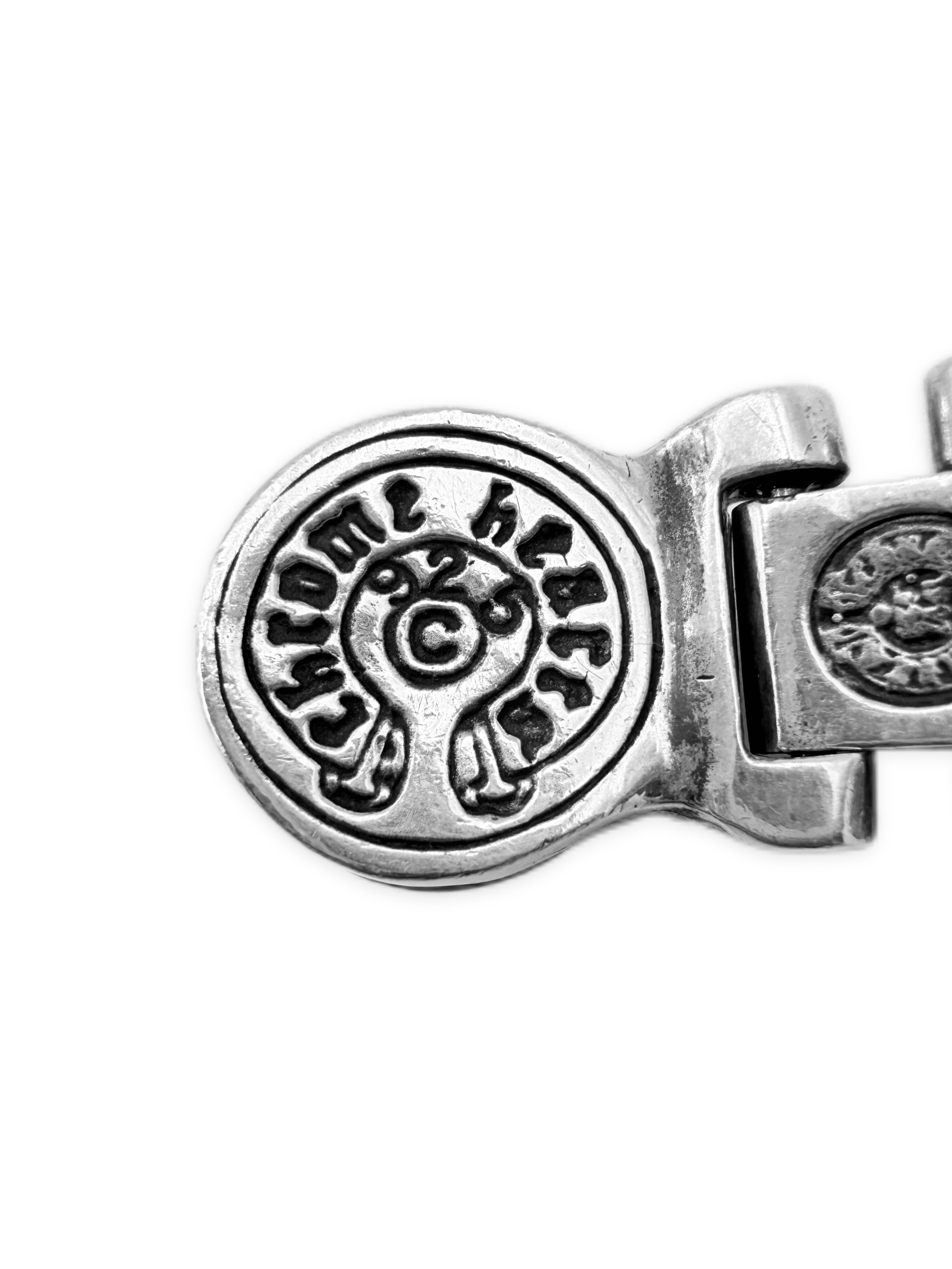 Chrome Hearts Elemental H Link .925 Lobster Clasp Bracelet