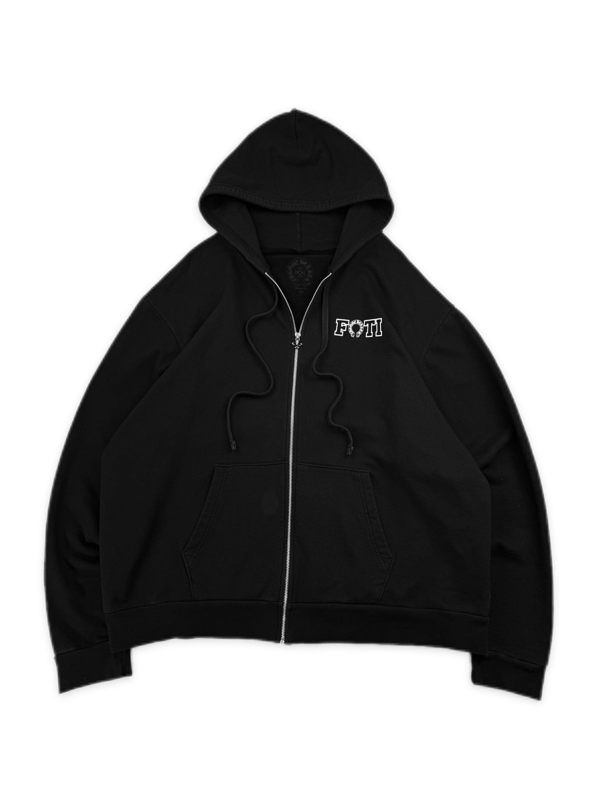 Chrome Hearts Foti Zodiac Black Zip-Up Hoodie