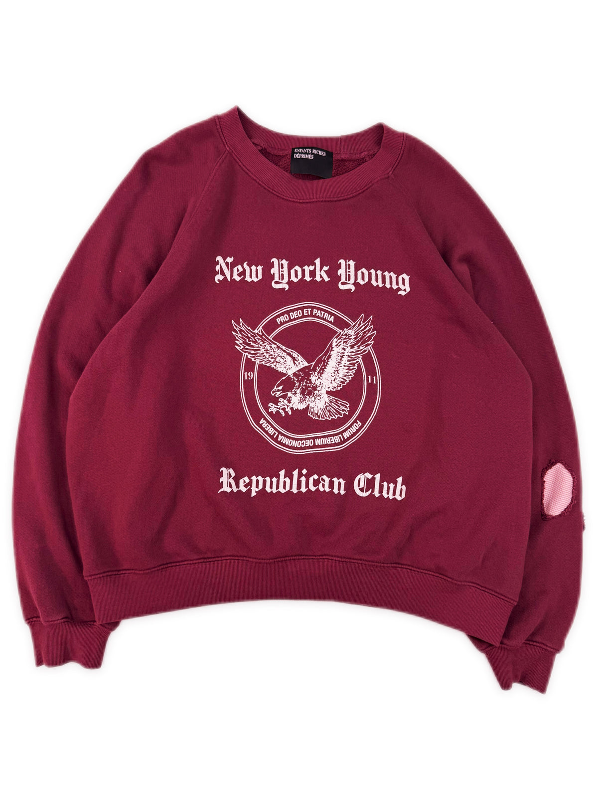 SS25 Enfants Riches Deprimes ‘Young Republicans Club’ Raglan Crewneck